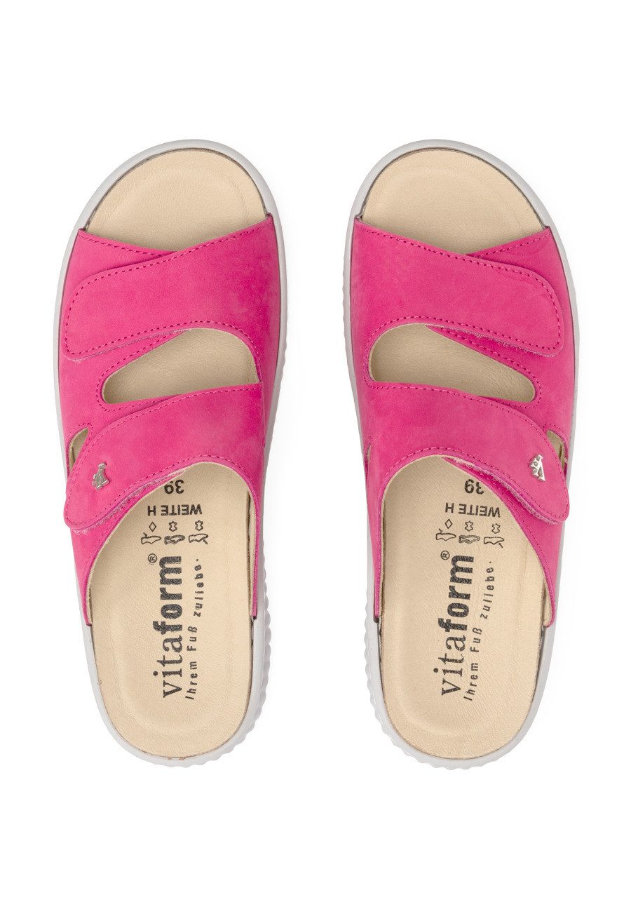 vitaform Damen Pantoletten Nubukleder Pantolette – Bild 4 von 5