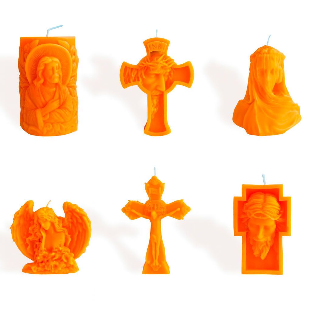 NoblesBox Formkerze NoblesBox Bienenwachs-Dekokerzen 6er Set – Handgemacht, Duftfrei