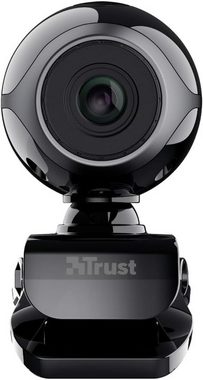 Trust Exis Webcam (480p, USB, 3x opt. Zoom, schwarz/silber, 10,1 Zoll)