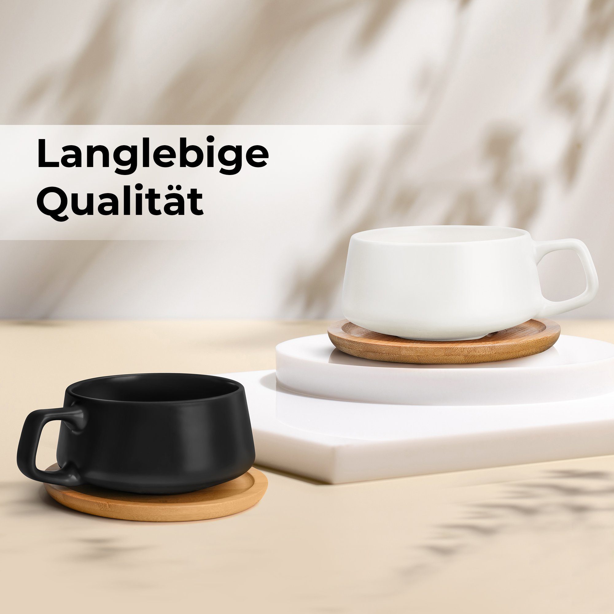 MiaMio Cappuccinotasse Cappuccino Cups (Luxe Collection)