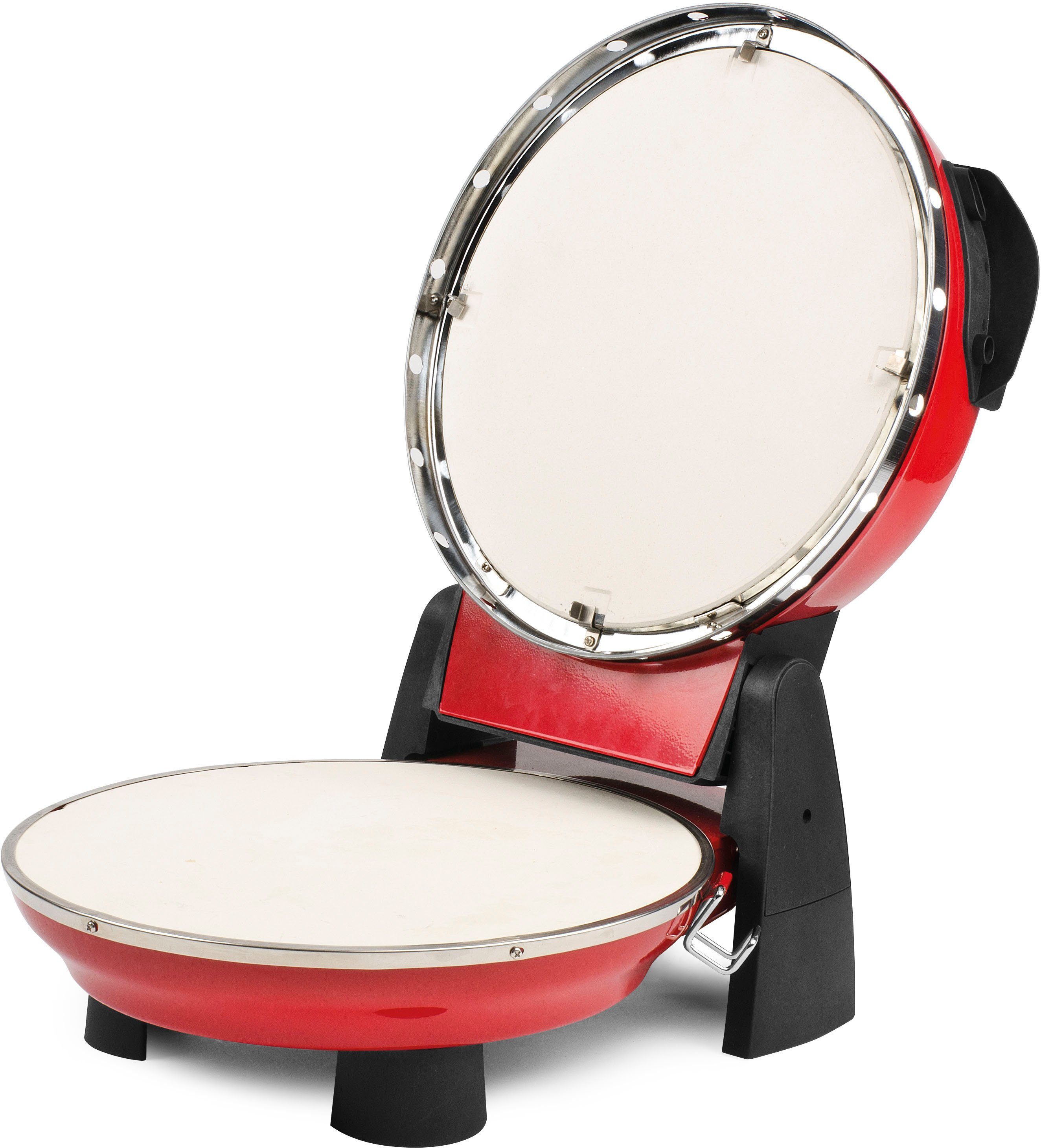 G3 Ferrari Pizzaofen Napoletana G1003202 rot inkl. 2-ten oberen Pizzastein, bis 400 °C für echte Steinofenpizza und für noch mehr Backvielfalt