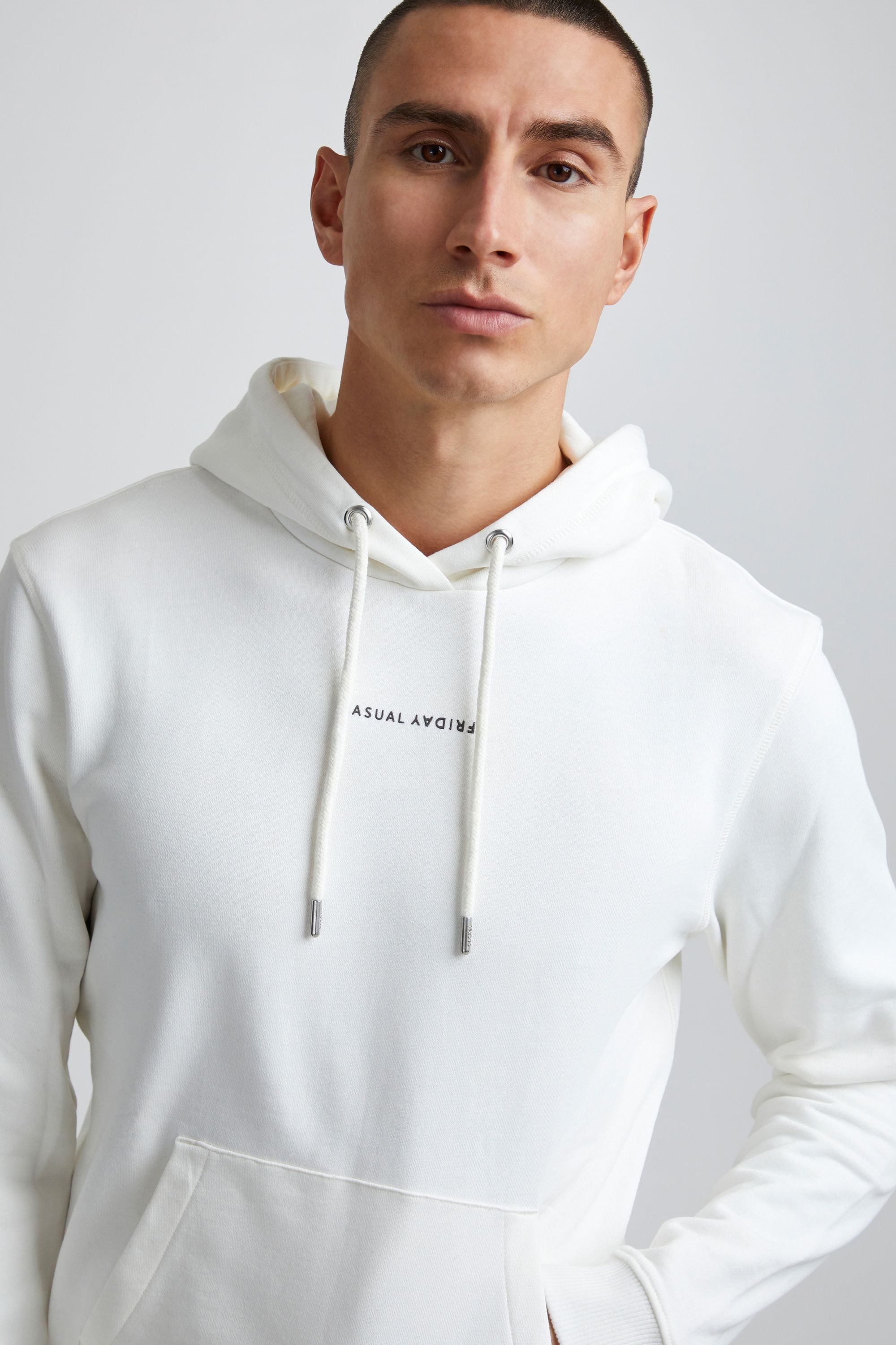 Casual Friday Kapuzenpullover CFSinius Kapuzenpullover mit Schriftzug