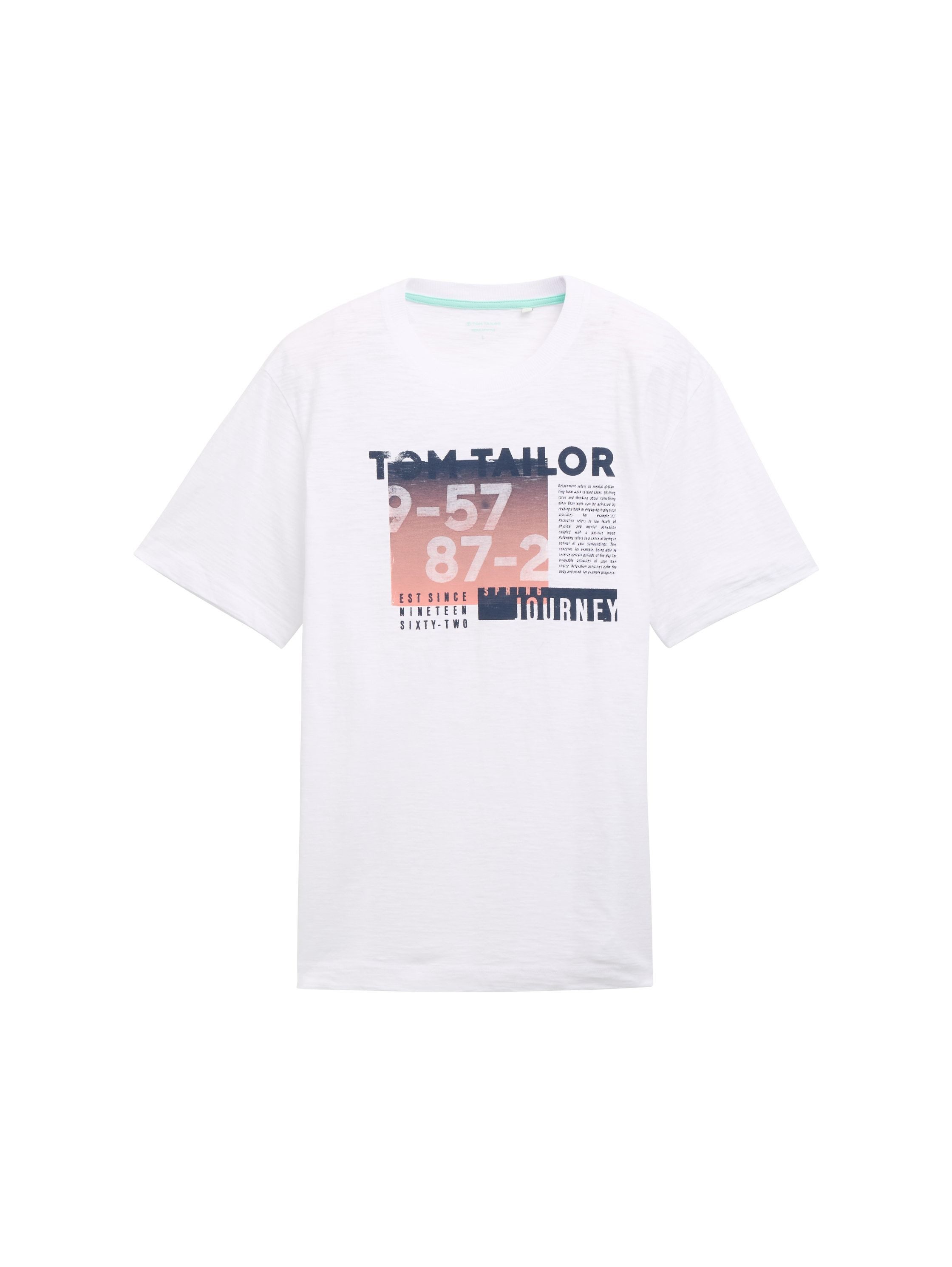 TOM TAILOR T-Shirt T-Shirt aus Baumwolle günstig online kaufen