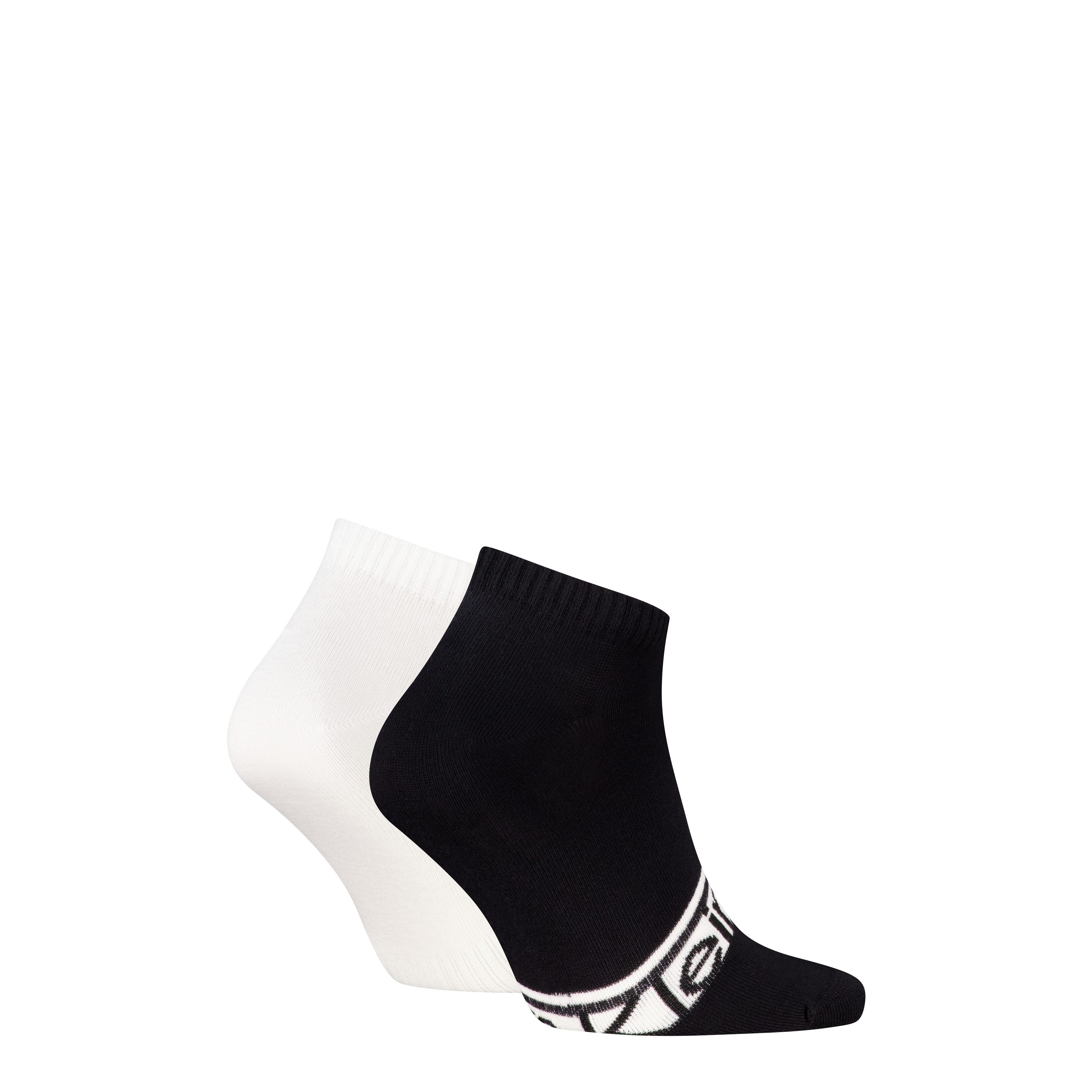 Calvin Klein Sneakersocken CK MEN SNEAKER 2P LOGO STRIPE (2 Paar) mit Logoschriftzug, Cotton-Mix