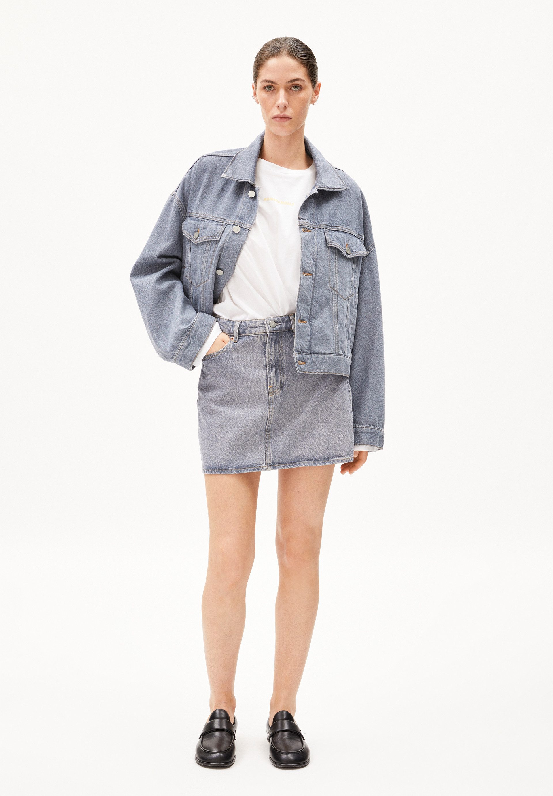 Armedangels Jeansrock AACUMERI Jeansrock aus Bio-Baumwoll Mix Regular Fit