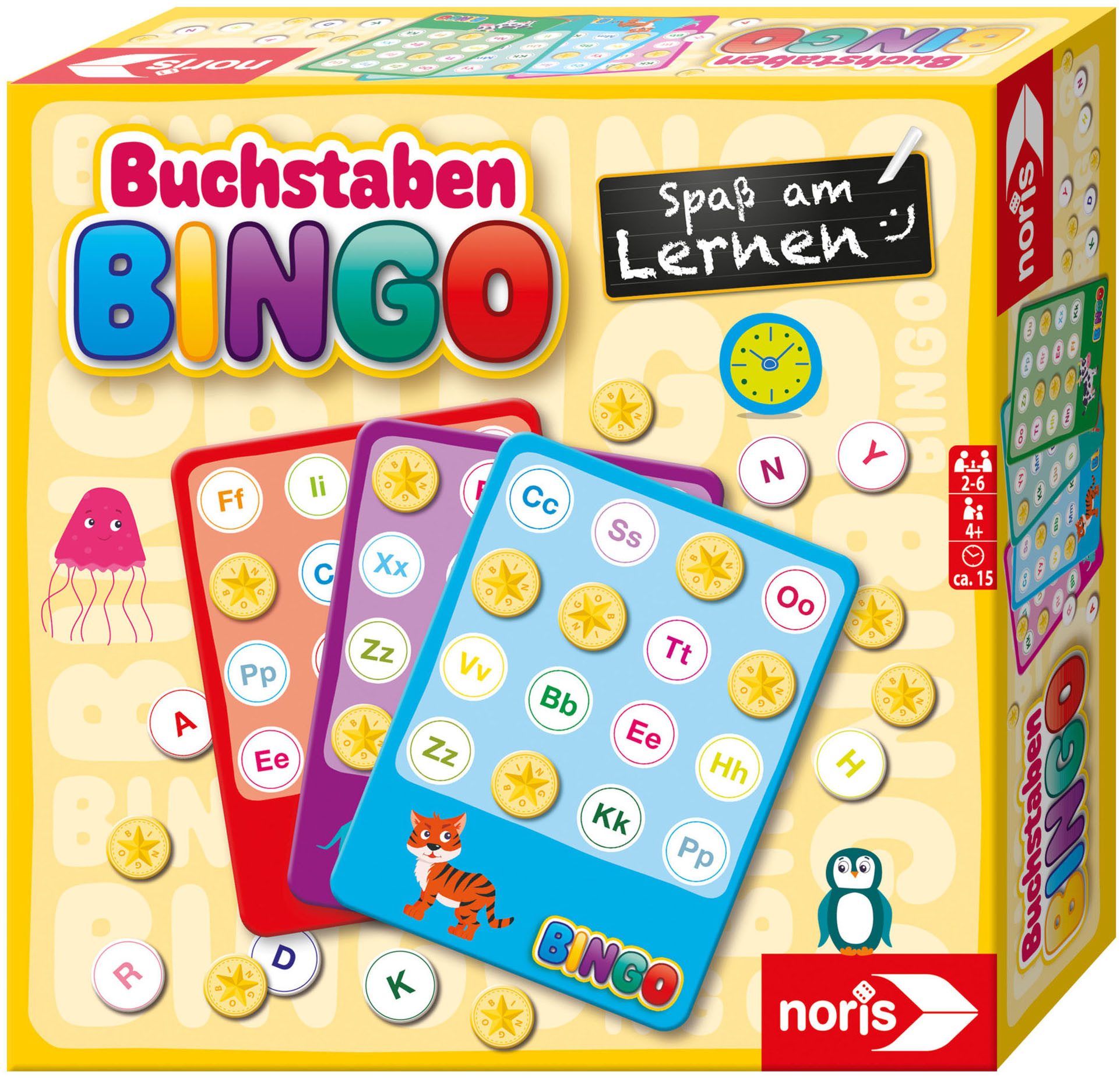 Noris Spiel Buchstaben Bingo