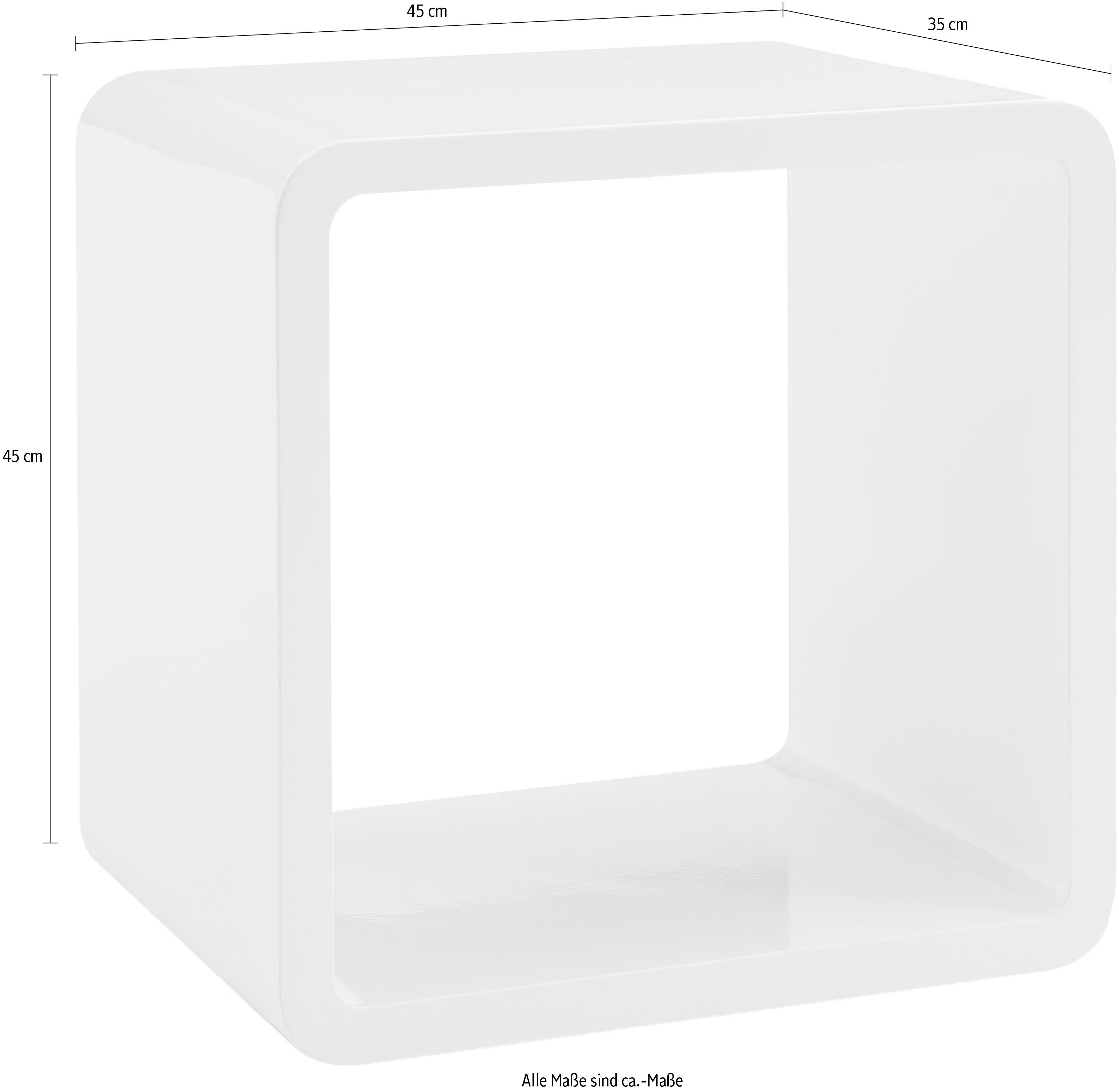 SalesFever Regalelement Beistelltisch für stilvolles Ordnungsschaffen, Multifunktionaler Beistelltisch und praktisches Regalelement