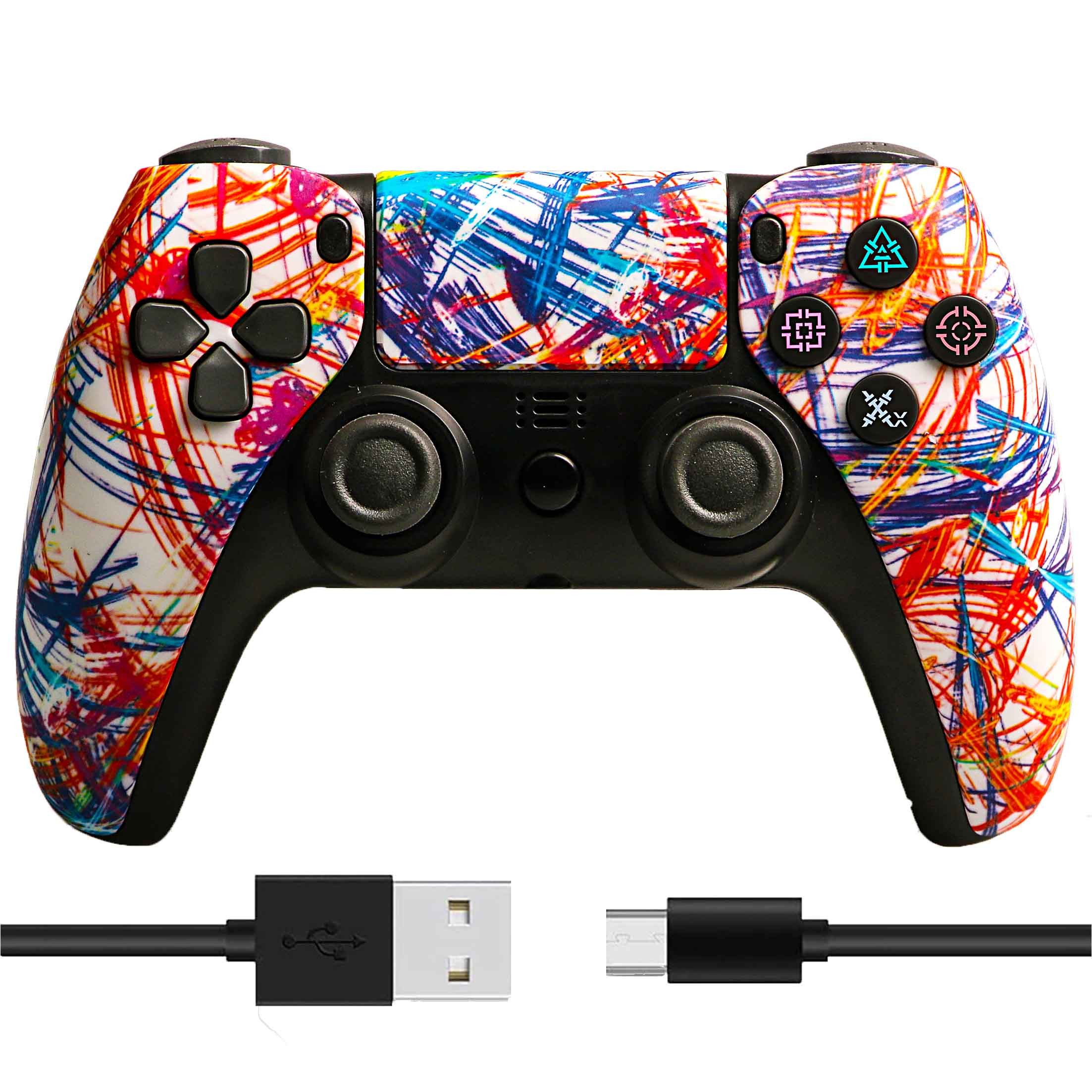 SIERGA Gamepad, Game Controller, kabellos, Bluetooth, für PS4 ...