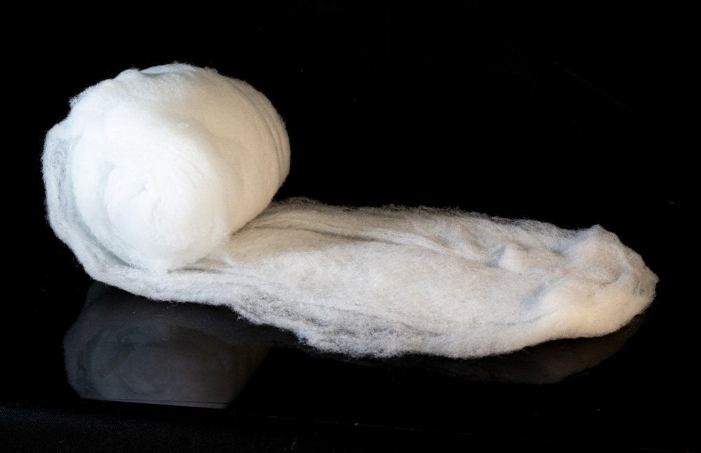 RIFFELMACHER & WEINBERGER Krippen-Zubehör Deko Schneewatte 100g 68261, Weiß - Zubehör Weihnachtskrippe