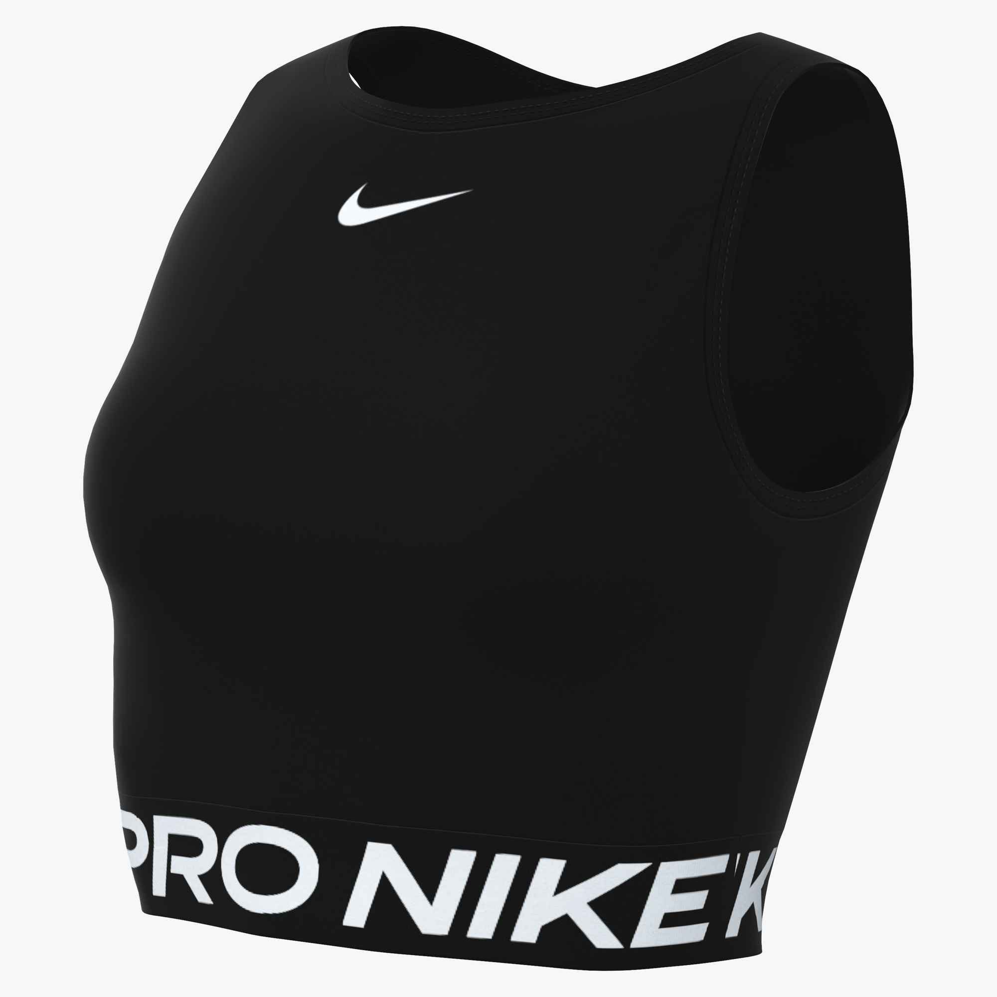 Nike Tanktop PRO DF 365 CROP TANK mit Rundhalsausschnitt, aus Polyester und Elasthan, normaler Schnitt