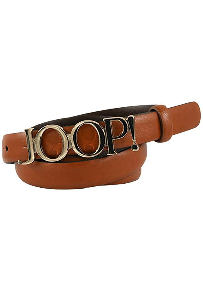 JOOP! Ledergürtel mit Logo-Pinschließe, Breite 2 cm