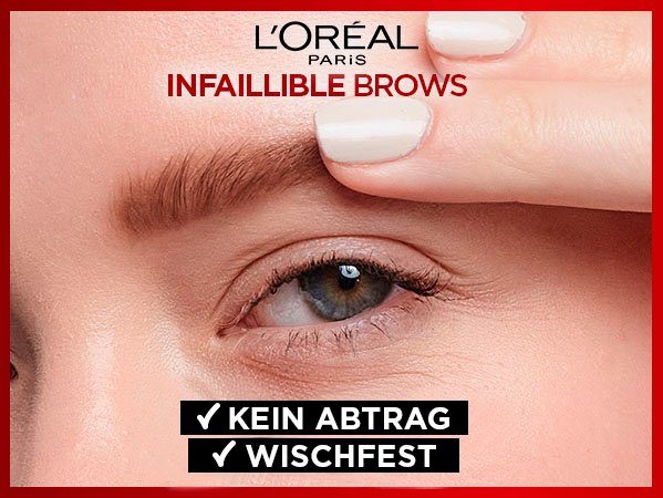 L'ORÉAL PARIS Augenbrauen-Stift Brow Brunette Spiralbürste Augen-Make-Up, 105 mit Stiftform Skinny in Definer, Artist