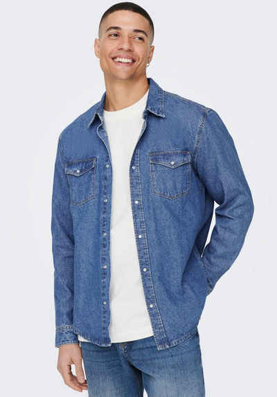 ONLY & SONS Jeanshemd OS ONSBANE DENIM SHIRT