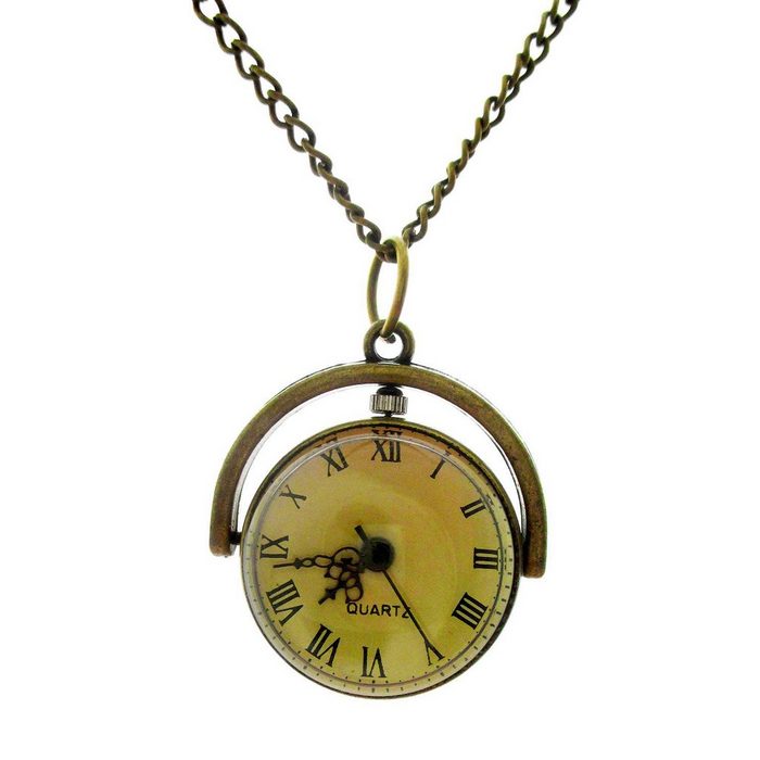 Hasbro Kostüm Taschenuhr antik Medaillon Elegante Uhr für Steampunk und Western Kostüm