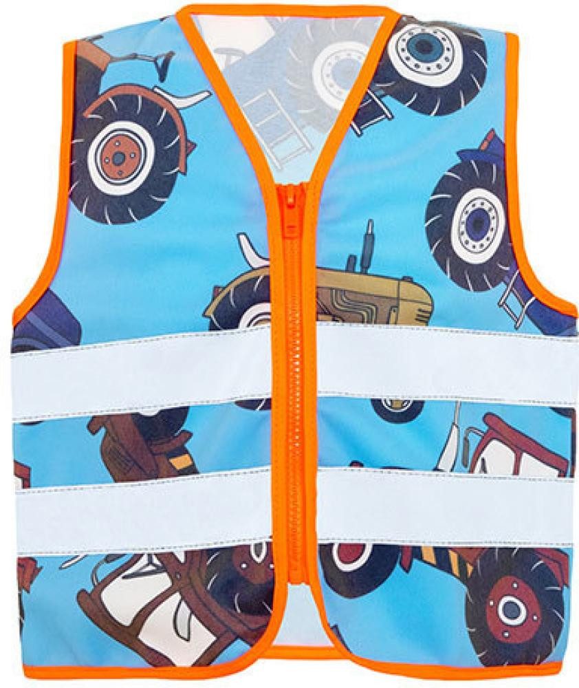korntex Warnweste Kinder Safety Vest Action Working Heroes CO² Neutral