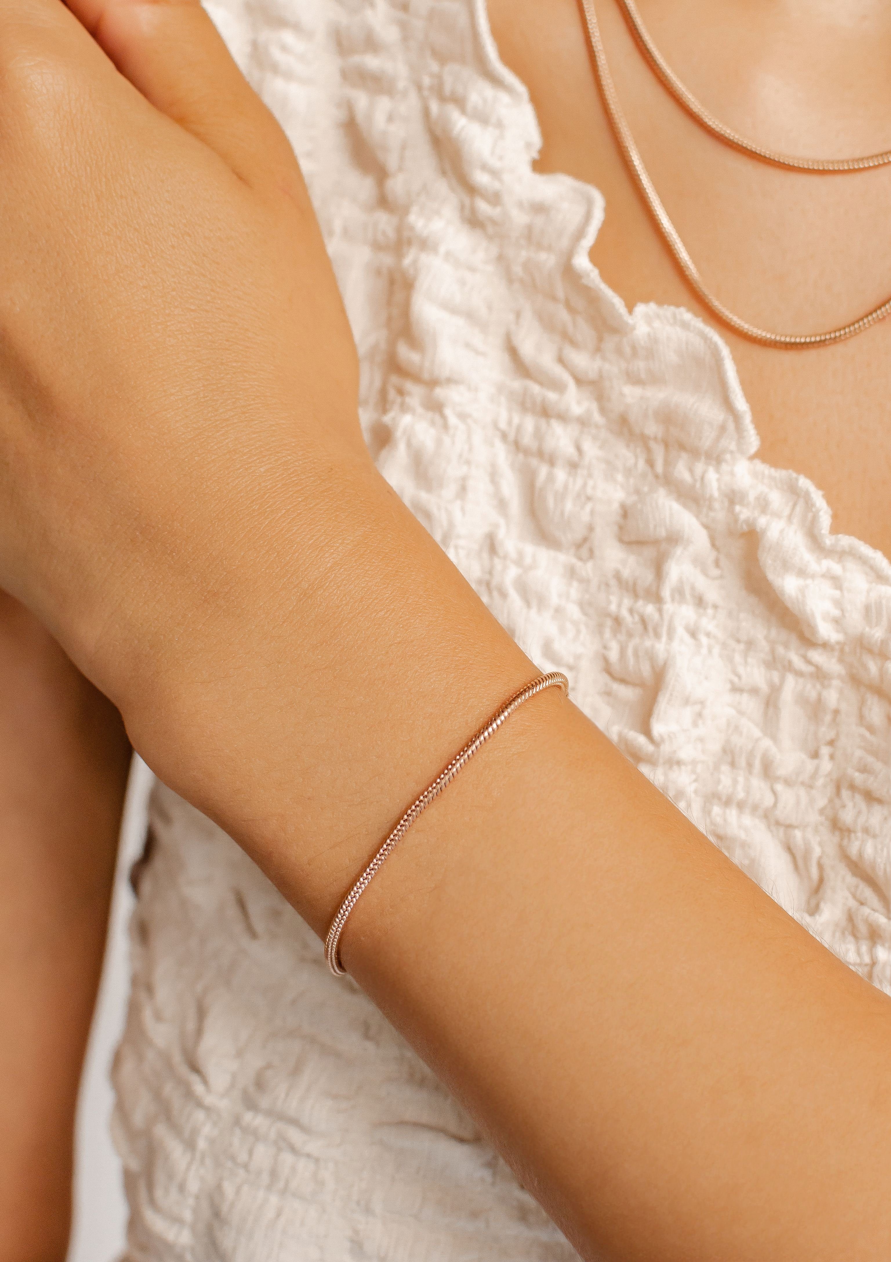 Hey Happiness Gliederarmband Schlangenkette Armband Snake, günstig online kaufen