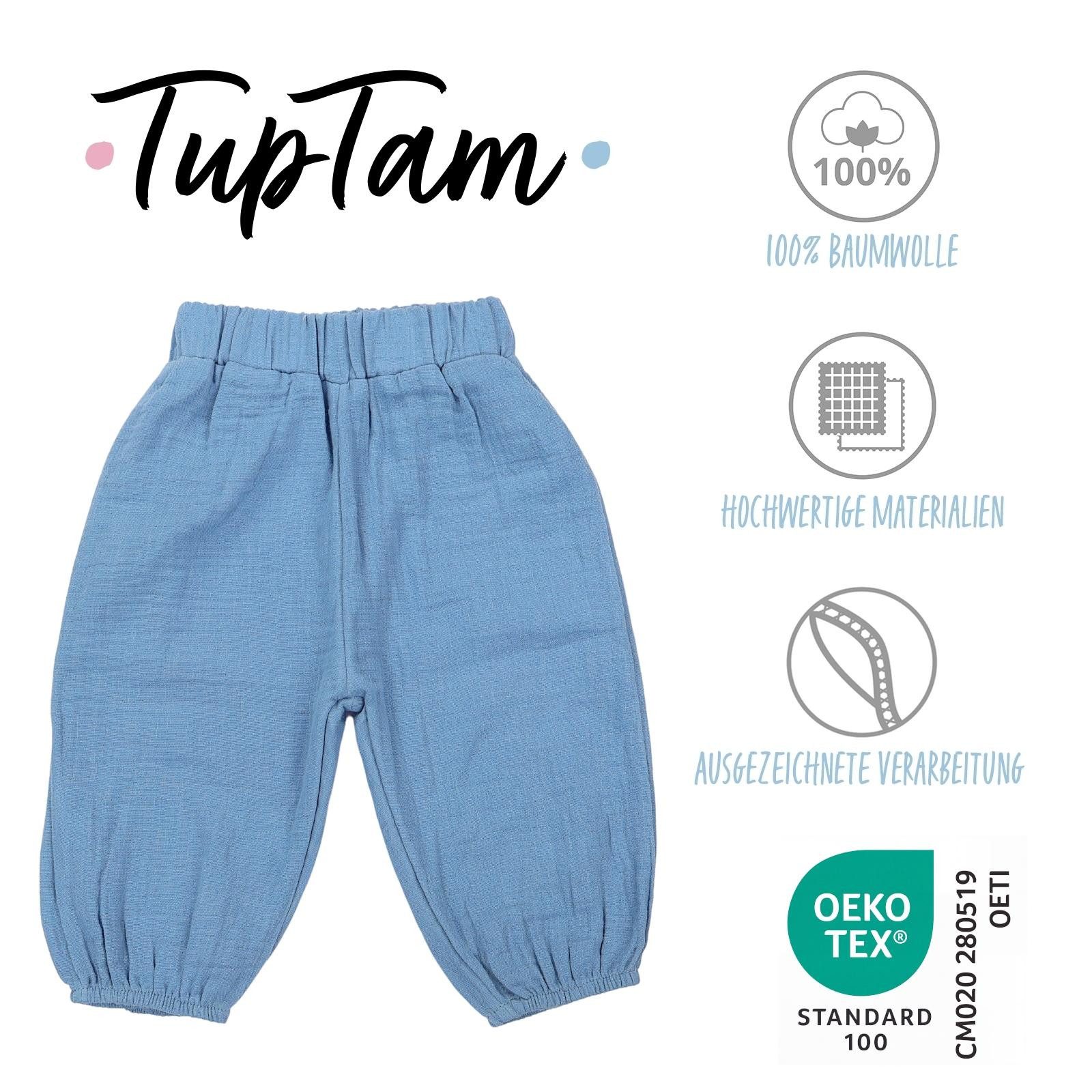 TupTam Sweathose TupTam Baby Unisex Musselin- Pumphose 3er Pack