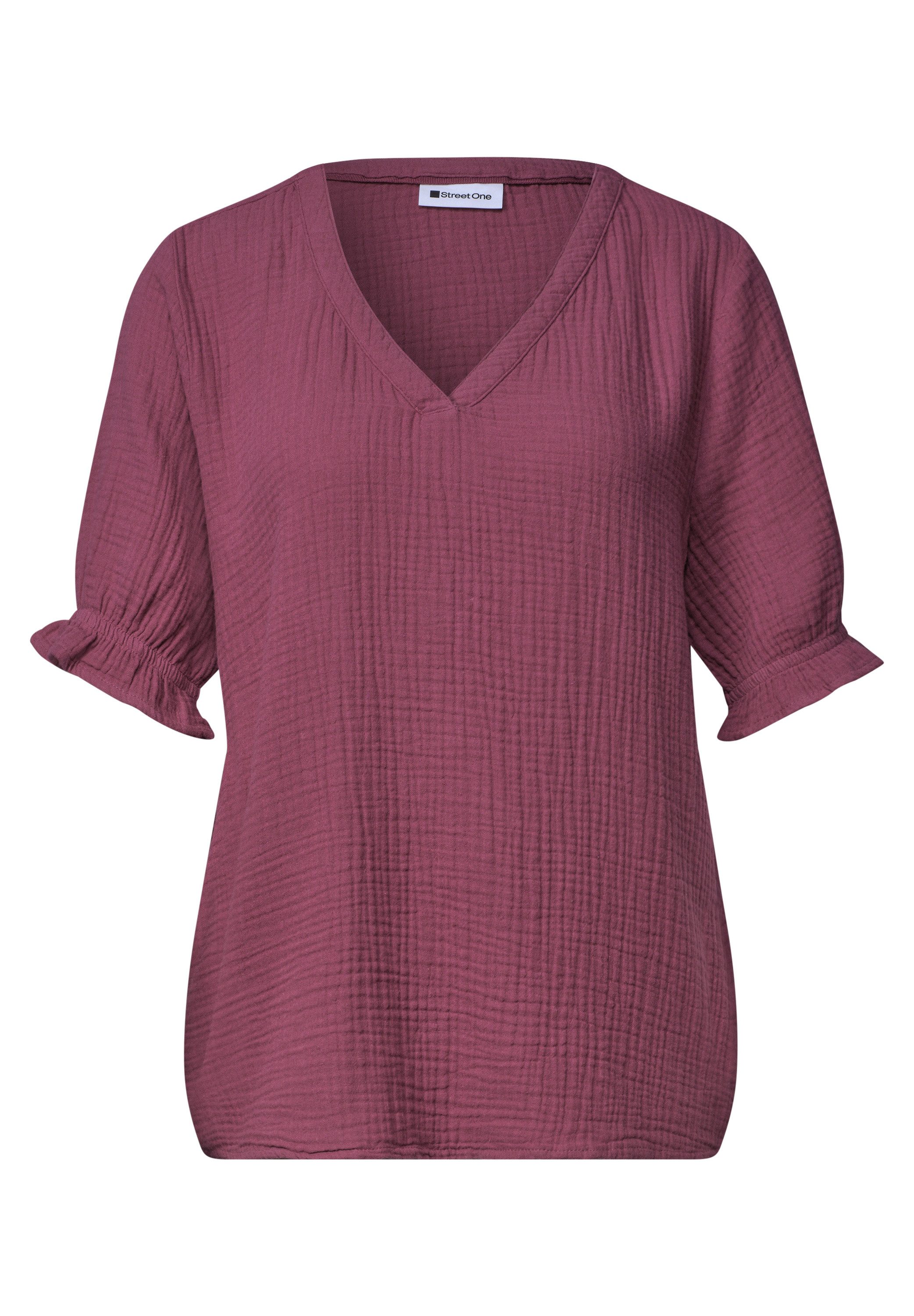 STREET ONE Shirtbluse aus reiner Baumwolle – Bild 4 von 5