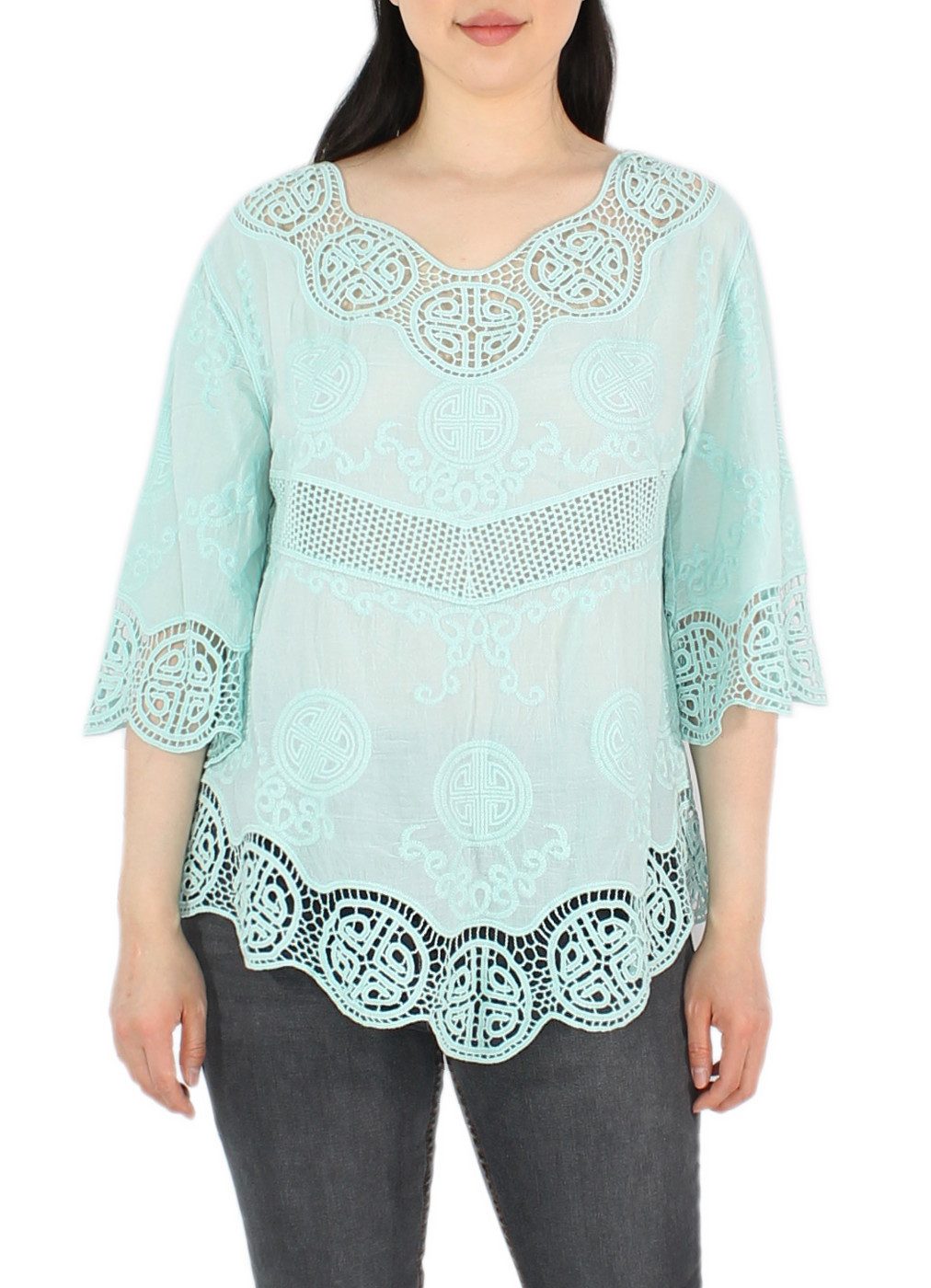 dy_mode Tunika Damen Tunika 3/4 Arm günstig online kaufen