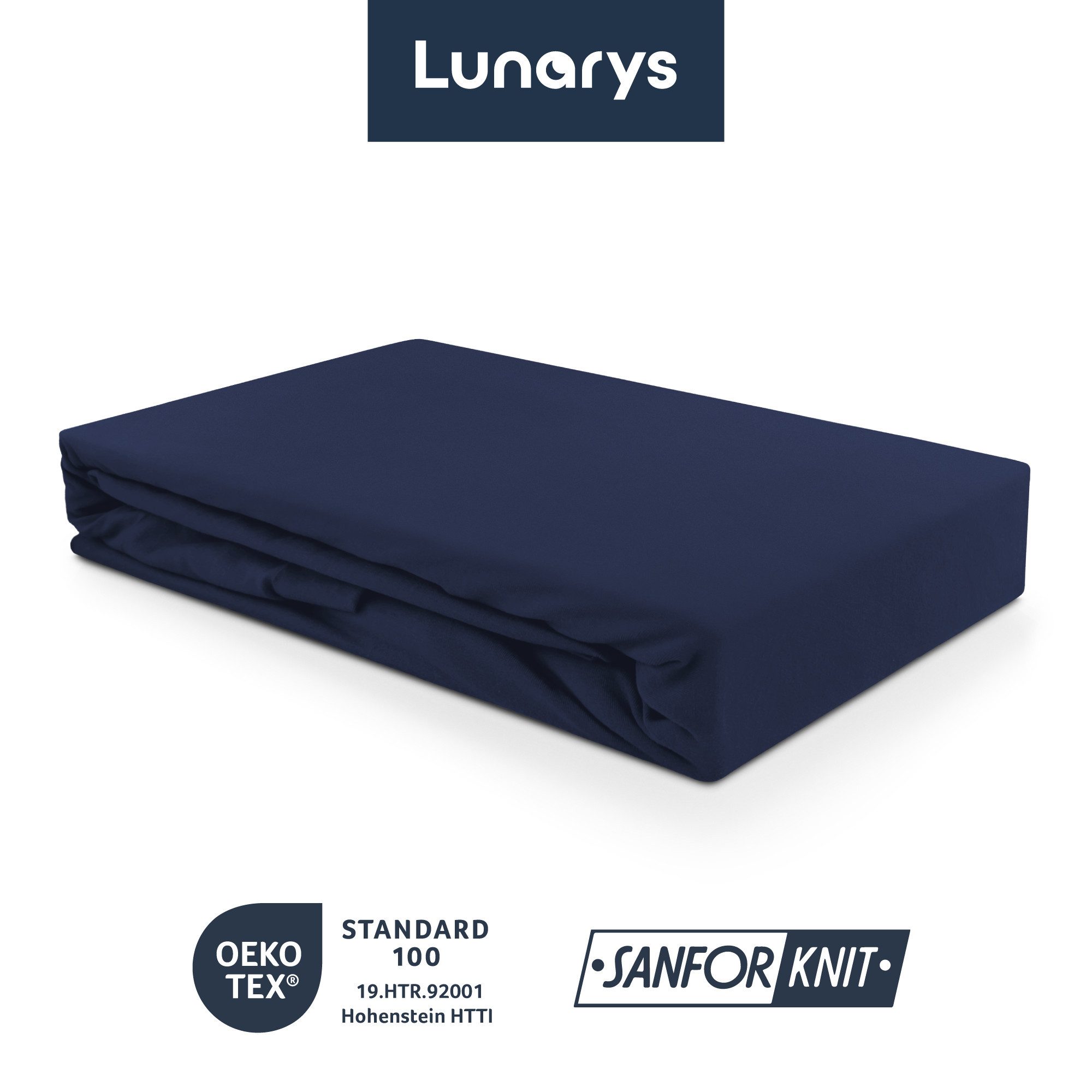 Lunarys Spannbettlaken SleepRoyal, Jersey-Elasthan, Gummizug: rundum, (1 St günstig online kaufen