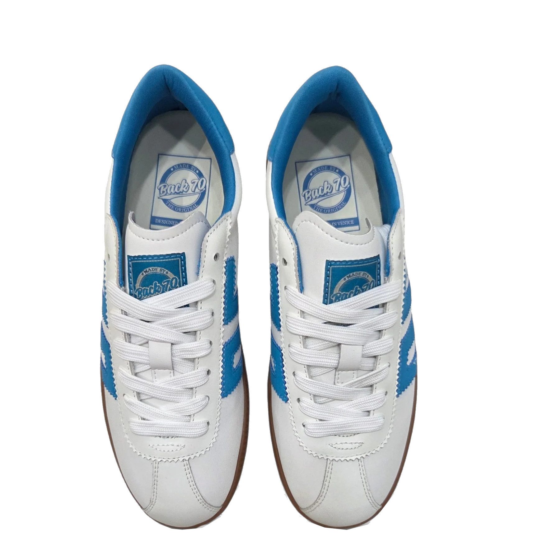 Back 70 Sneaker SHELLY aus Leder - Blau Sneaker