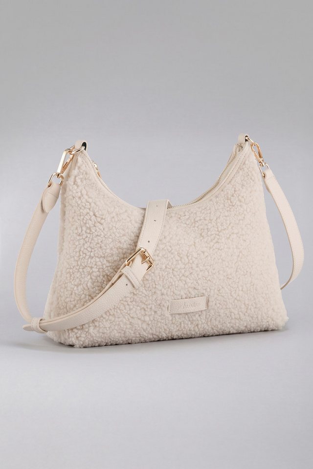 Aniston ACCESSOIRES Umhängetasche, Handtasche, Schultertasche in Teddy-Optik