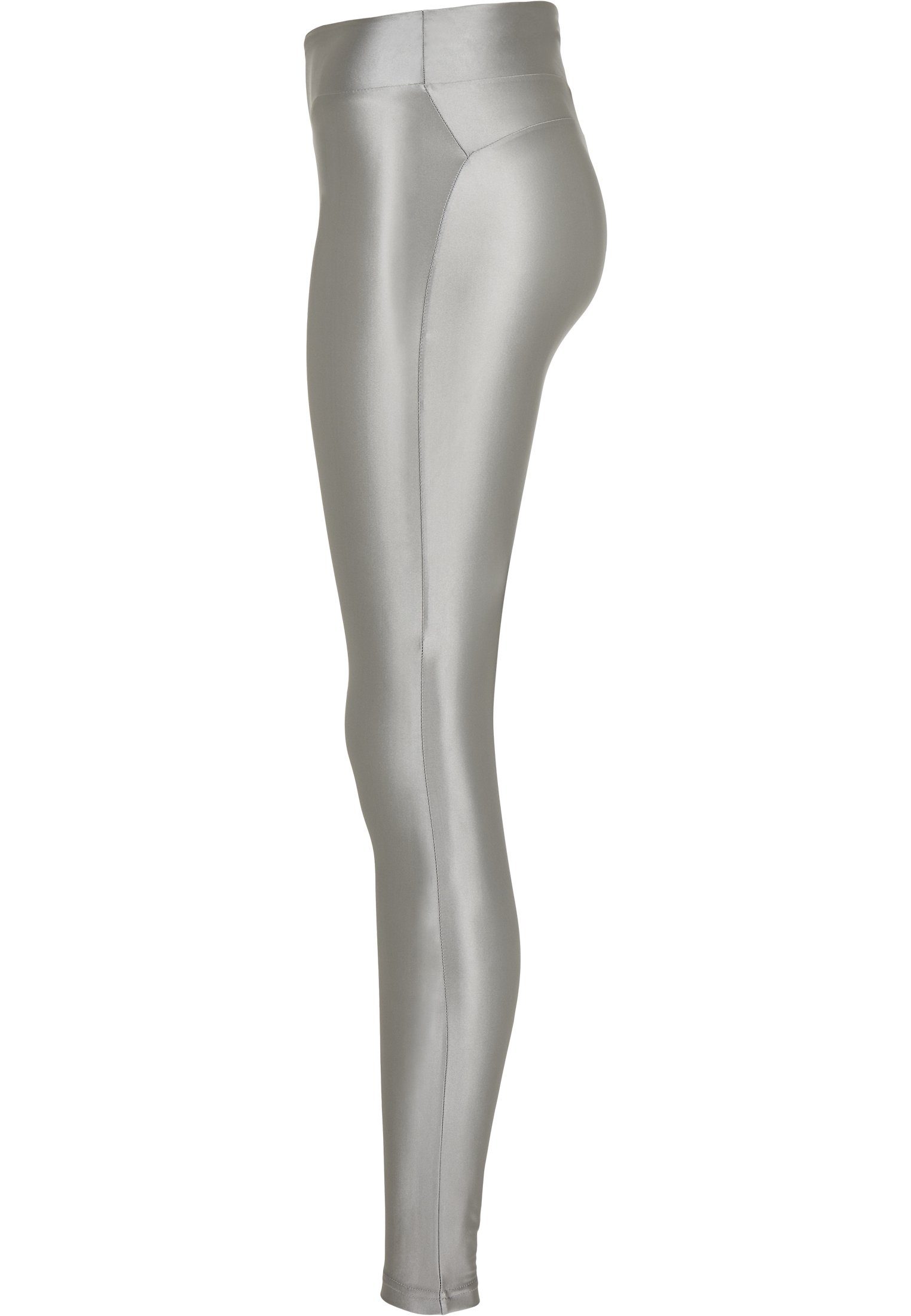 Leggings CLASSICS (1-tlg) URBAN darksilver Damen Leggings Ladies Shiny Highwaist Metallic