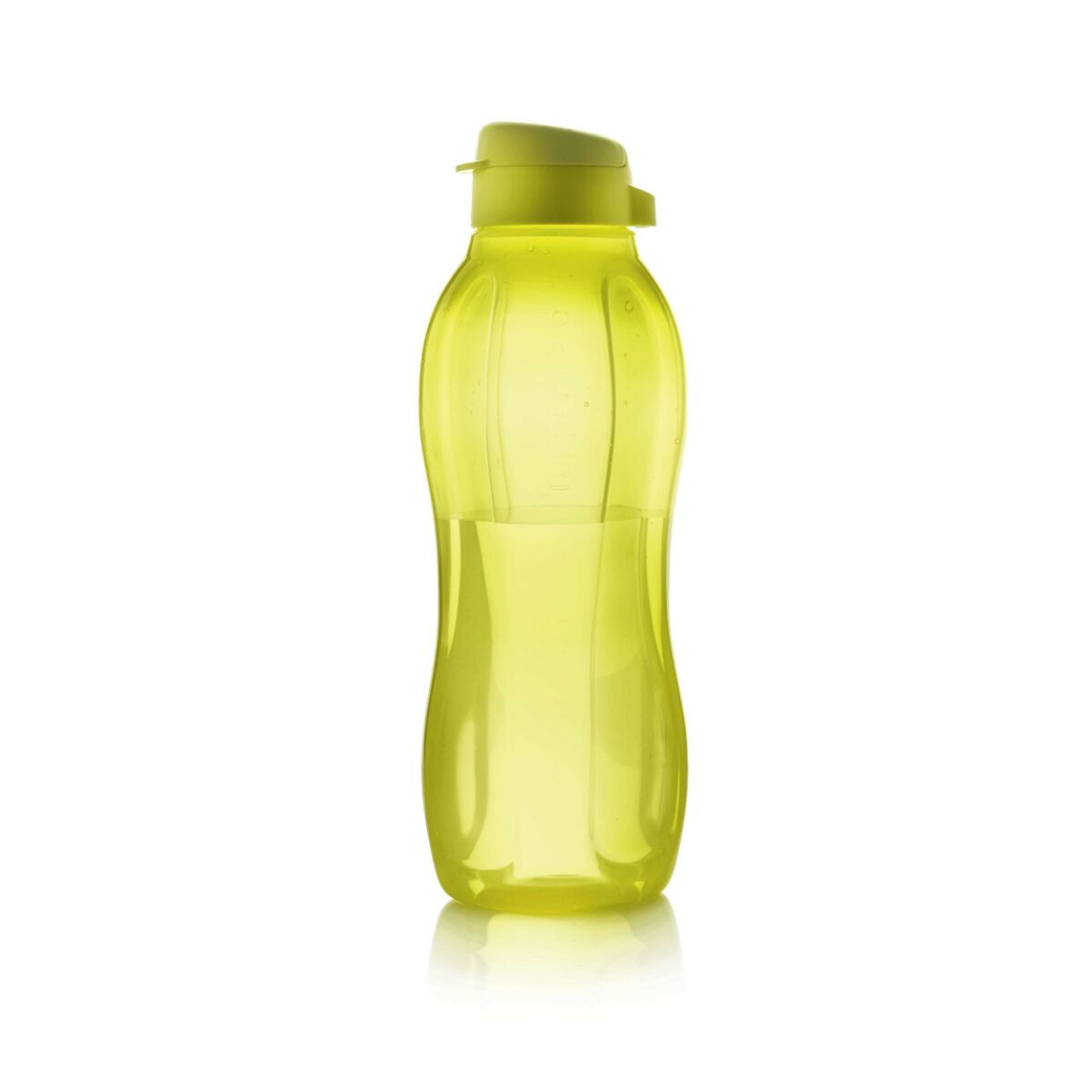Trinkflasche Tupperware EcoEasy Trinkflasche 1,5L gelb grün