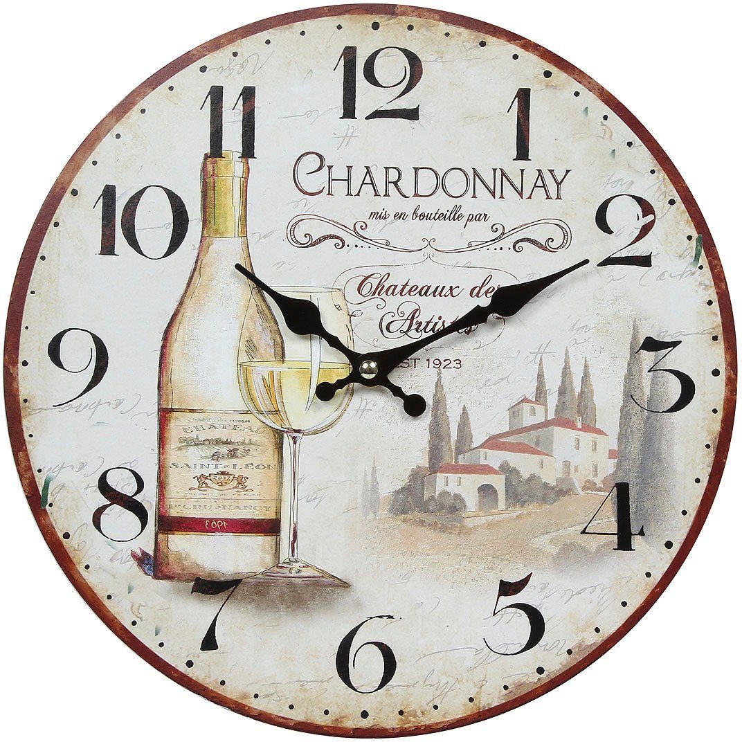 Wanduhr Wanduhr - Wein 28cm