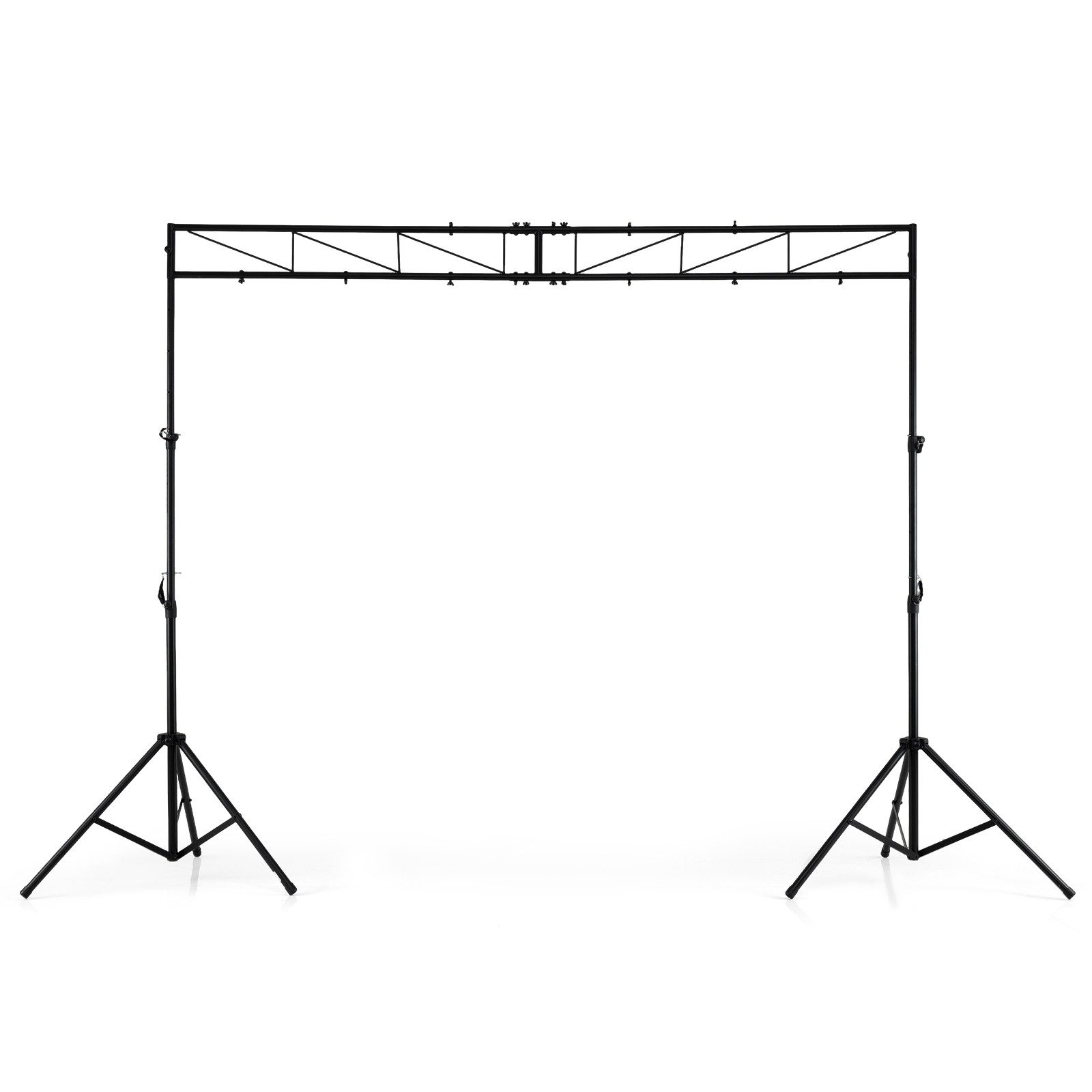 KOMFOTTEU Lampenstativ (Lichtständer mit Traversenbalken & 2 Ständern, bis 50kg belastbar)