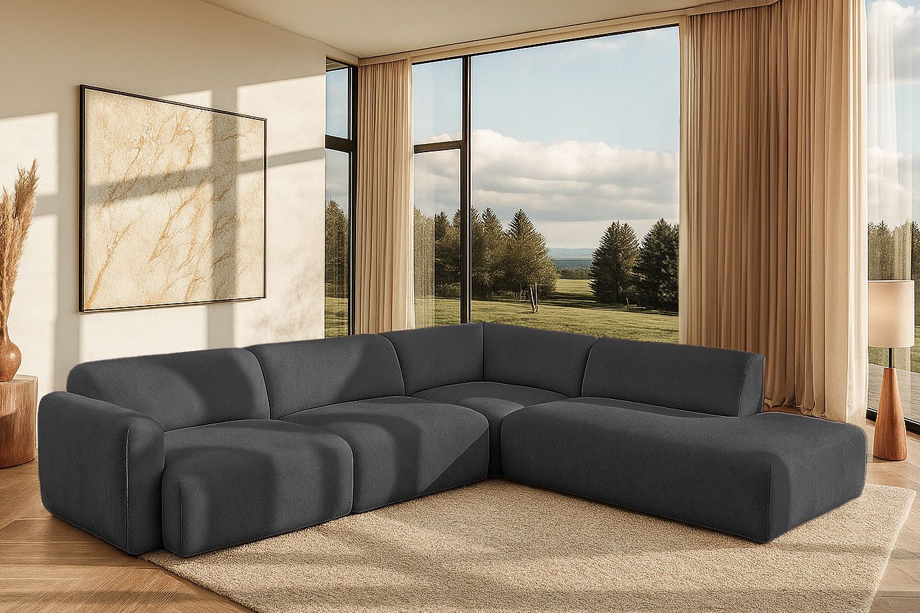 OTTO home Ecksofa Myrland Wohnlandschaft, Breite 310 cm, L-Form, Chenille, Easy Clean Stoff, mit Kaltschaum