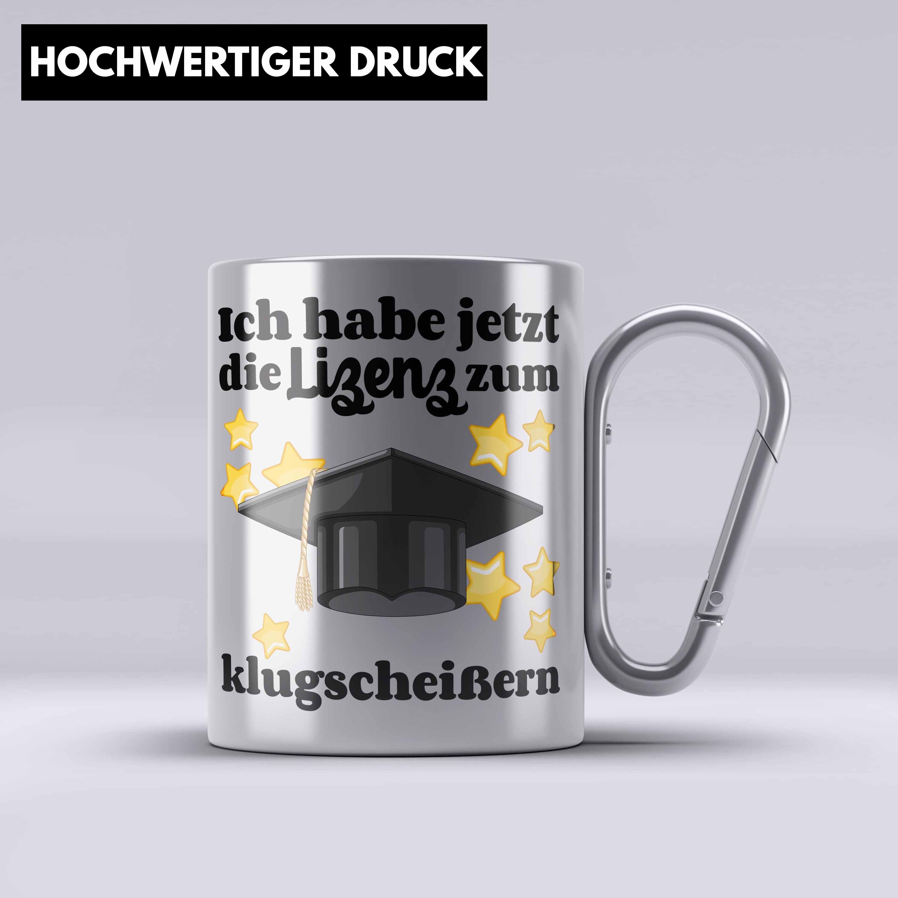 Trendation Thermotasse Bachelor Geschenk Abschluss Edelstahl Tasse Spruch Master Abitur Abi G