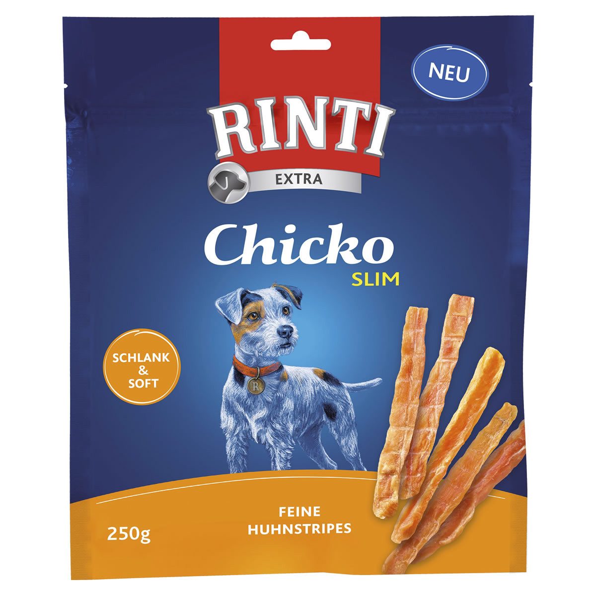 Rinti Chicko Slim Feine Huhnstripes 250 g - 9 Stück