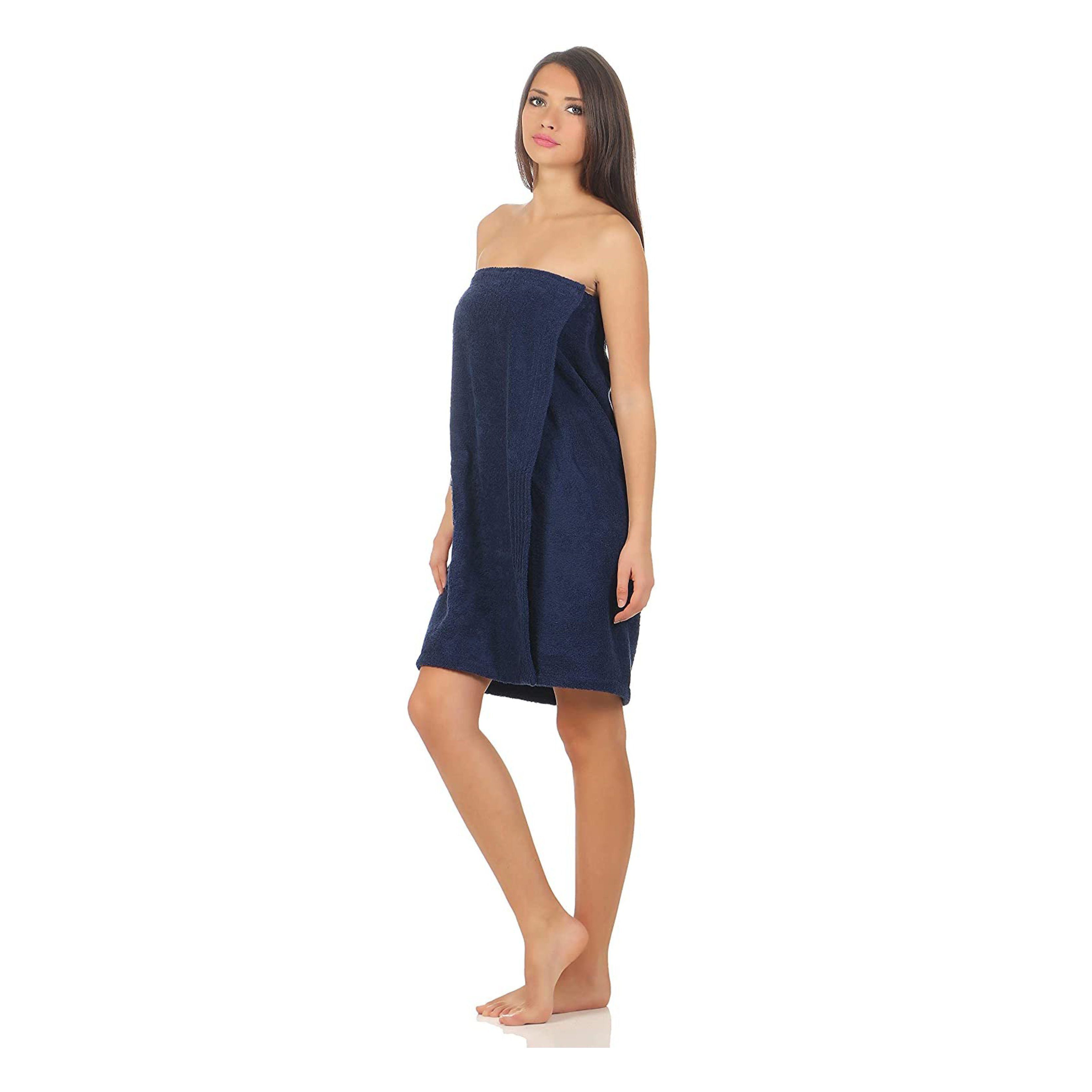 CLASS HOME COLLECTION Saunatuch Damen Saunakilt Saunatuch mit Klettverschlu günstig online kaufen