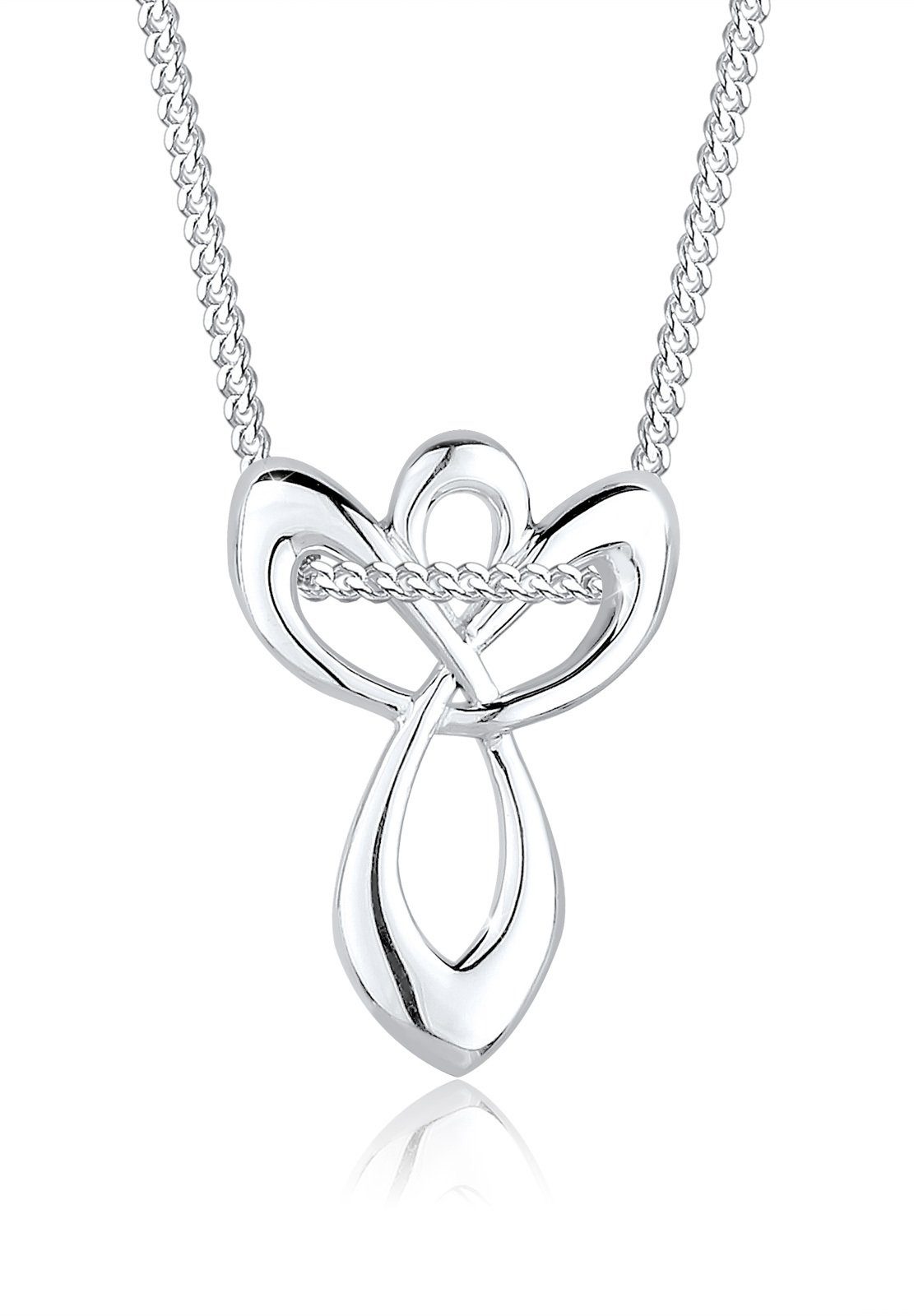 Elli Kette mit Anhänger Engel Schutz Infinity 925 Sterling Silber, Engel