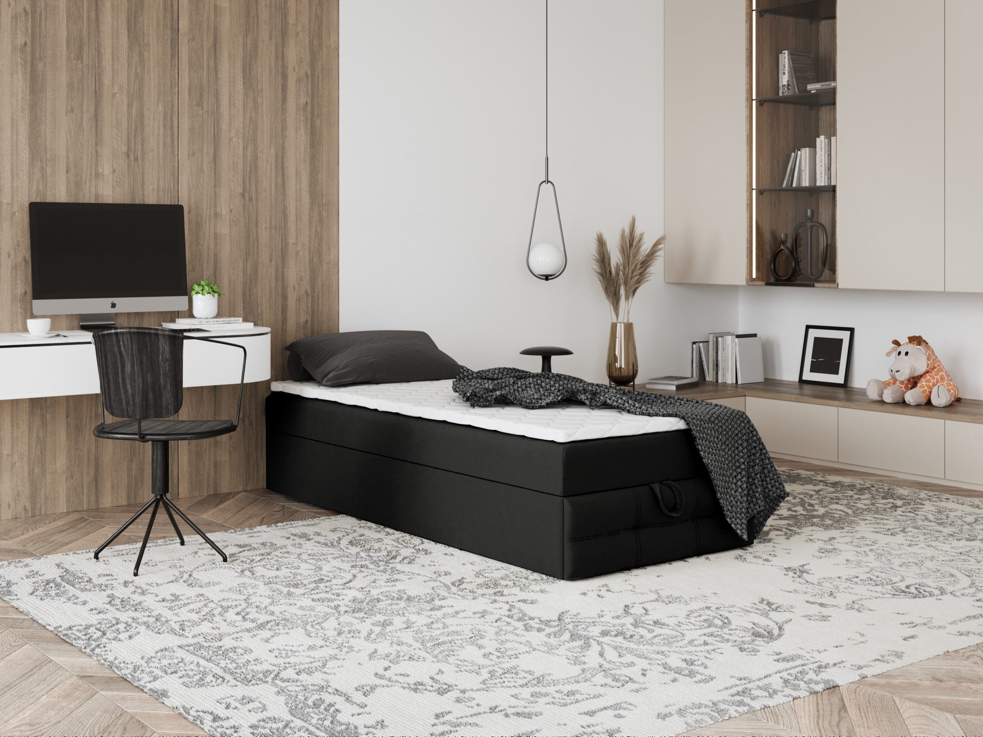 Godre Boxspringbett mit Bettkasten EWORA MINI günstig online kaufen