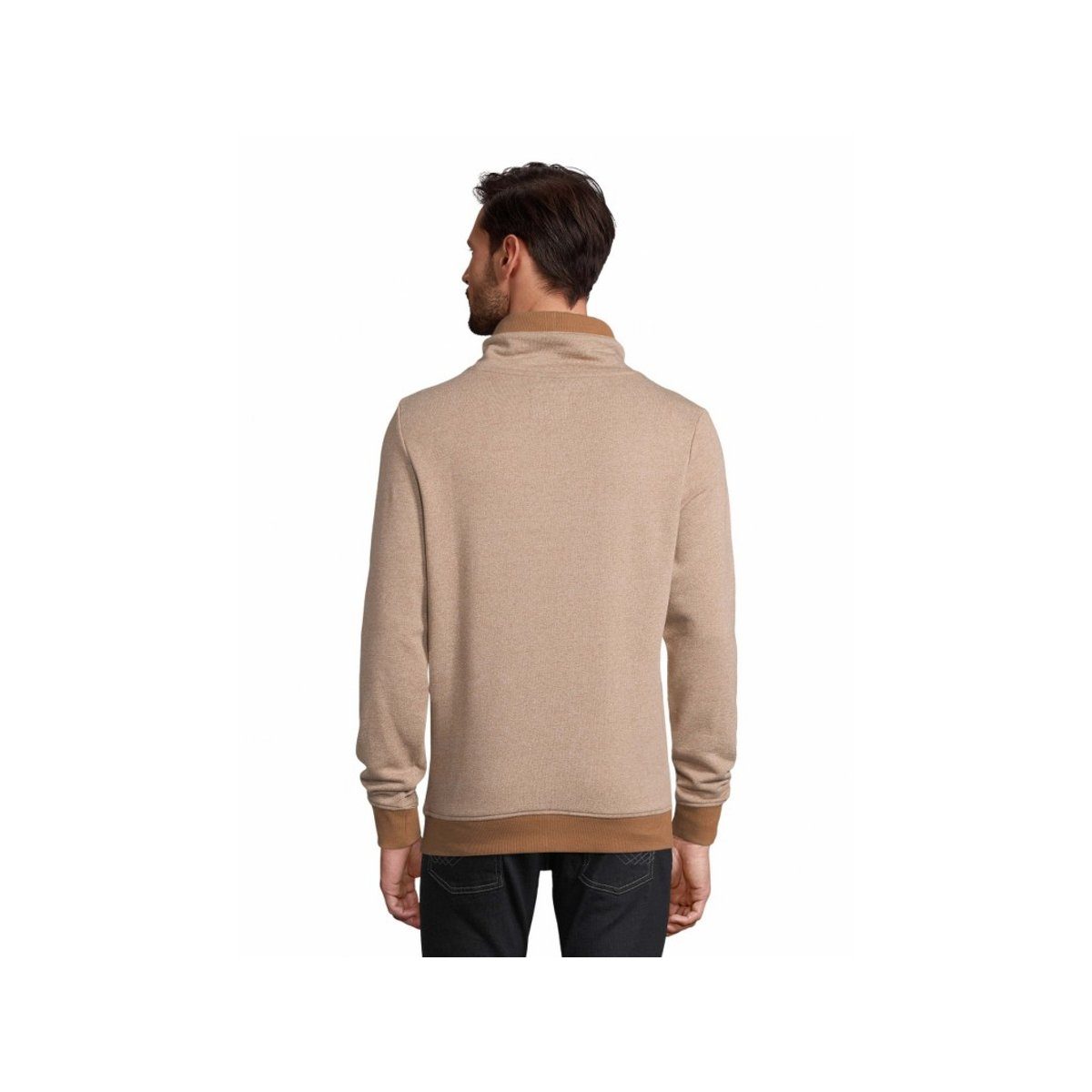 Sweatshirt TAILOR dunkel-braun fit TOM (1-tlg) regular