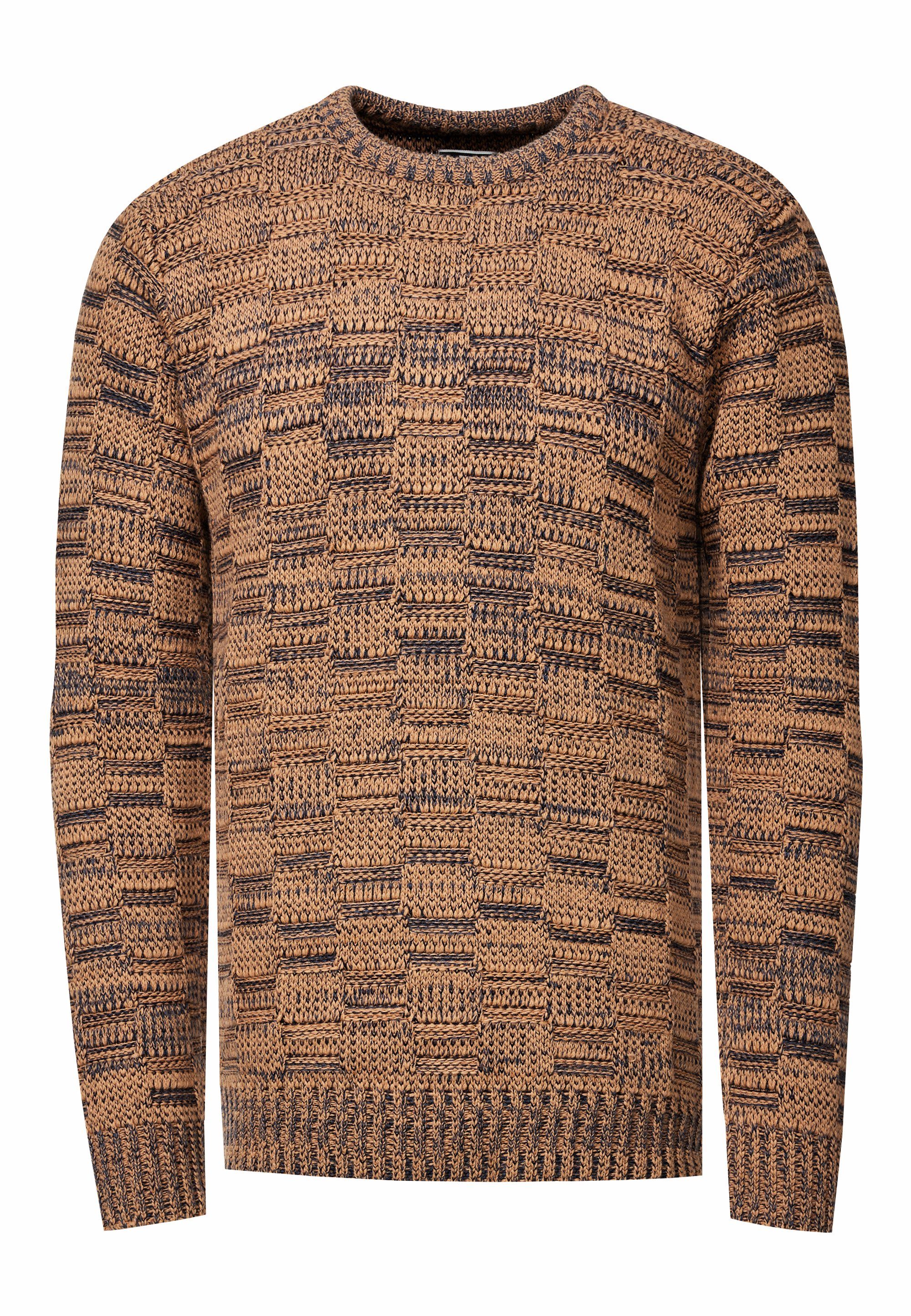 Rusty Neal Strickpullover mit dezenter Musterung und Strick-Design