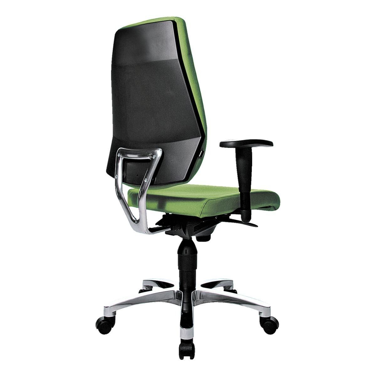 und Flachsitz Schreibtischstuhl 30, Armlehnen, mit apfelgrün TOPSTAR Body-Balance-Tec Sitness
