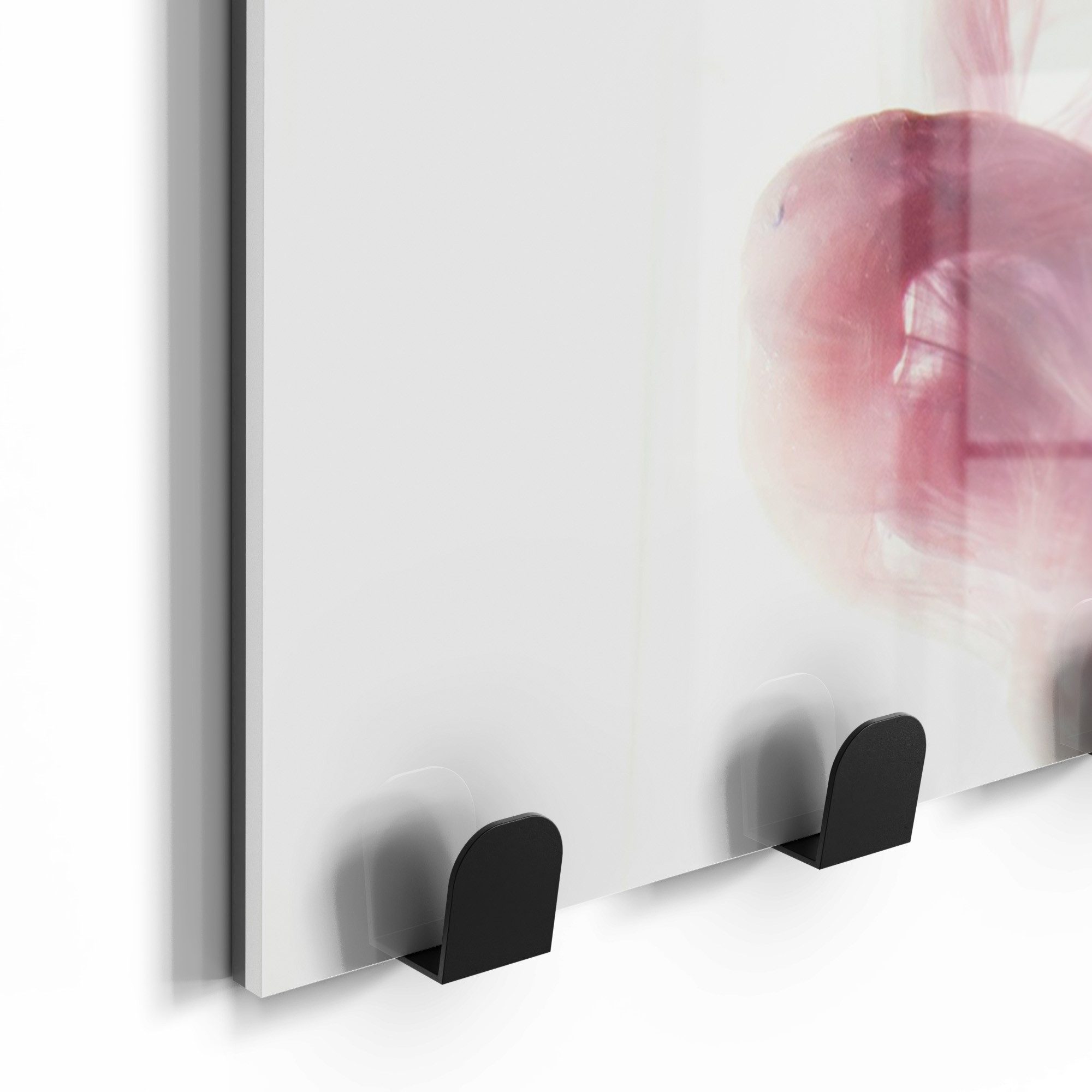 DEQORI Kleiderhaken 'Zauberhaftes Farbenspiel', Glas Garderobe Paneel magnetisch beschreibbar