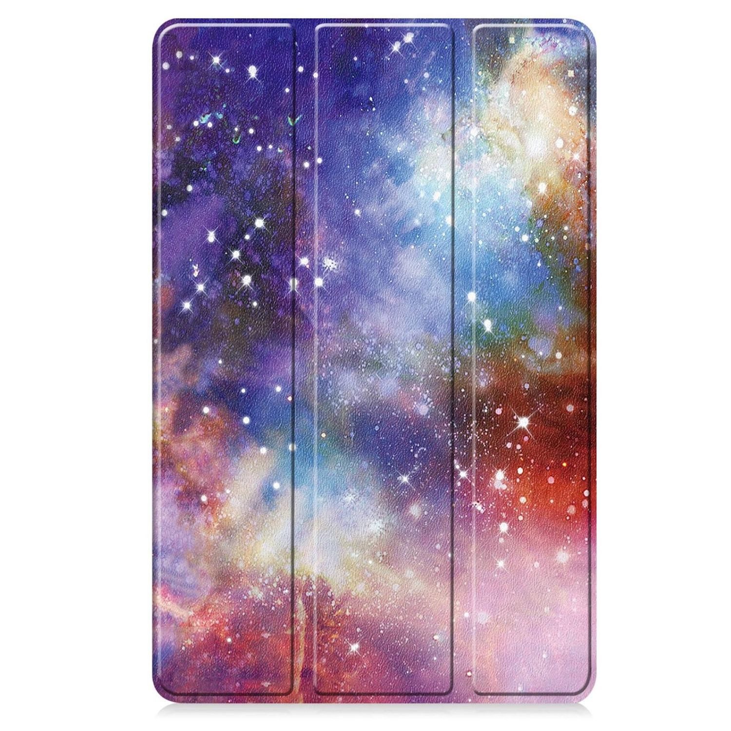 Wigento Tablet-Hülle Für Lenovo Idea Tab Pro WakeUP Smart Cover Tasche Hülle Milchstraße, Milchstraße-Design, 3-Fold Standfunktion