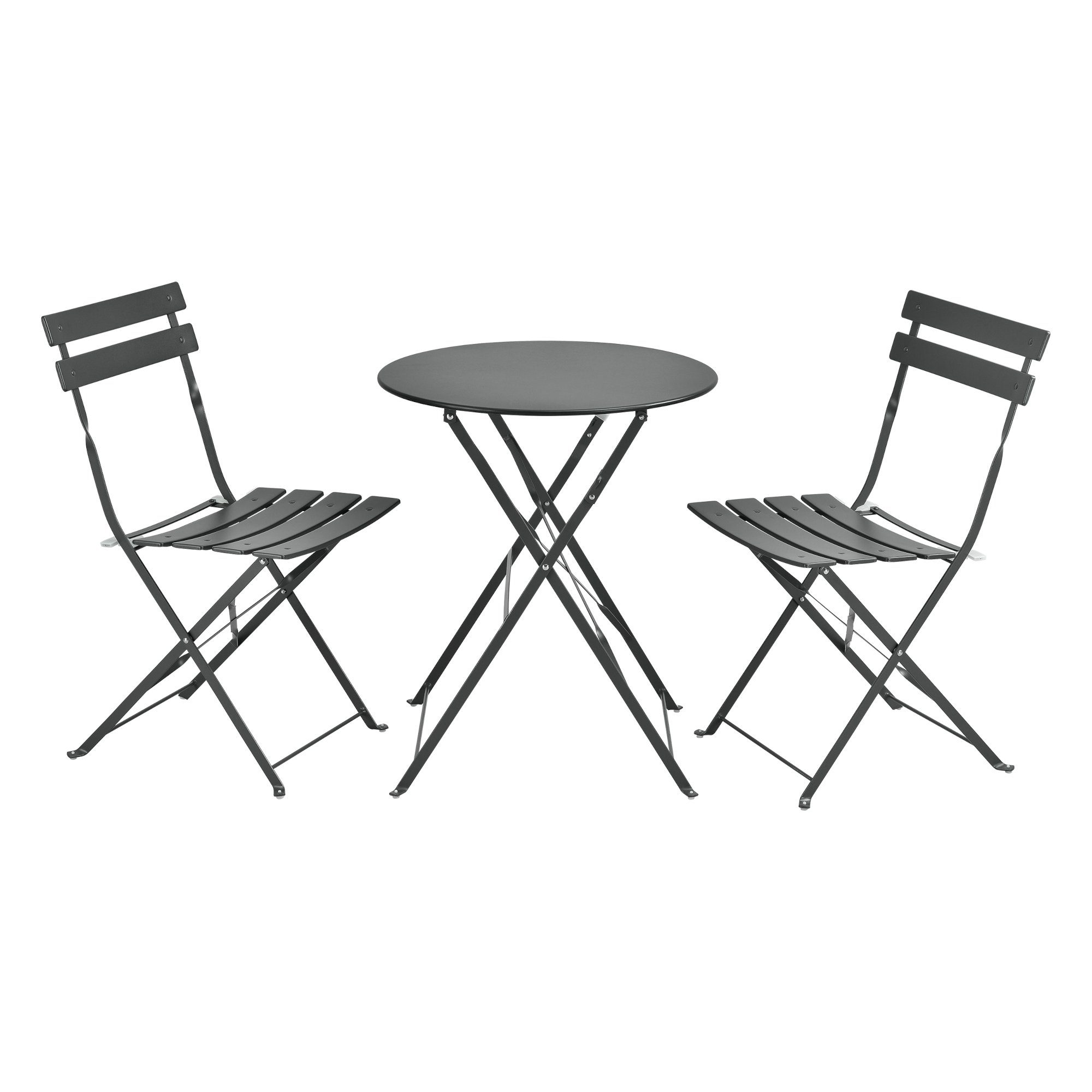 en.casa Balkonset, (3-tlg., Tisch mit 2 günstig online kaufen
