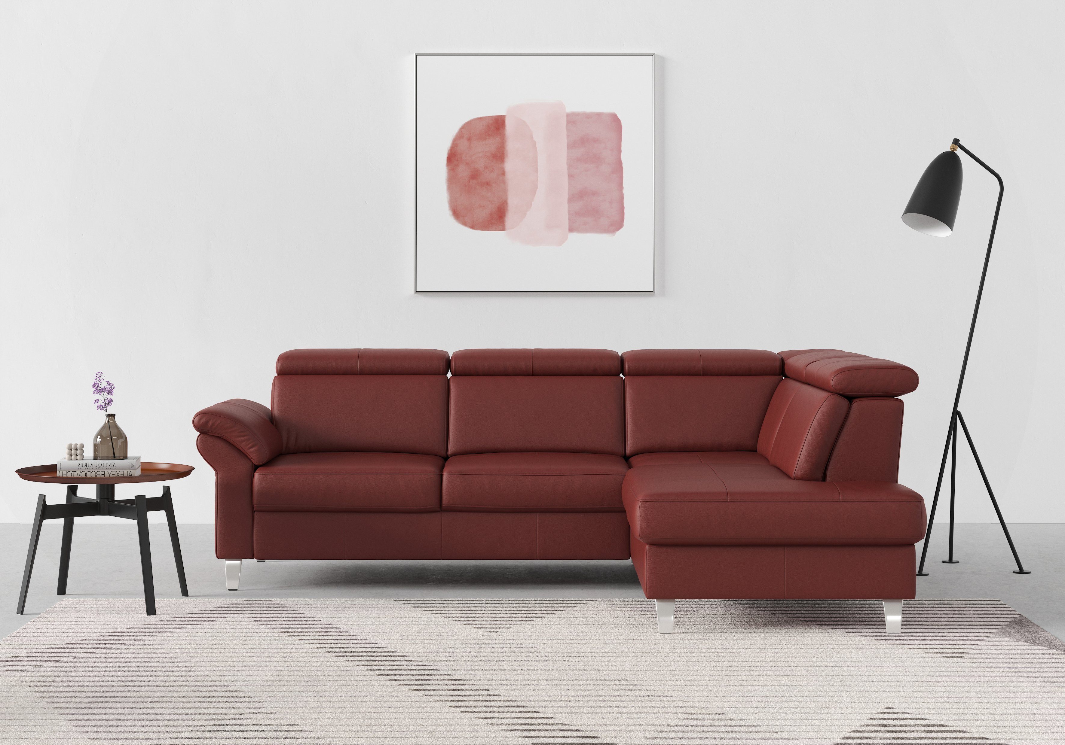 Rote Ledersofas online kaufen » Rote Echtledercouches | OTTO