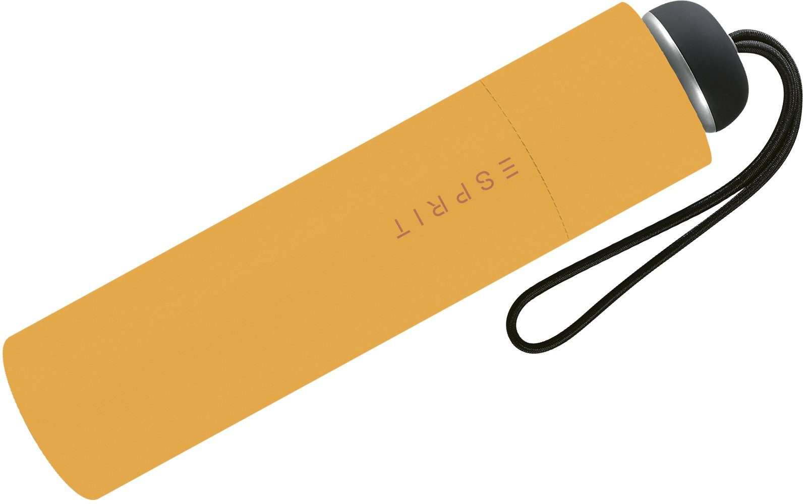Taschenregenschirm butterscotch gelb handlicher in Esprit Farben - für modischen leichter, Damen, Begleiter Schirm