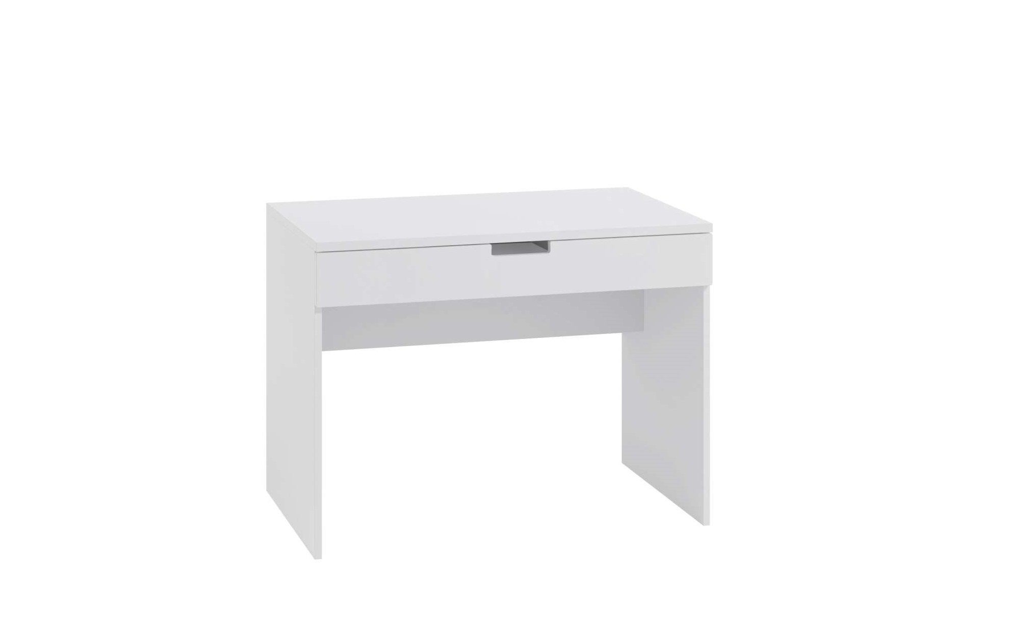 99rooms Kindertisch Elsa Weiß (Schreibtisch, Arbeitstisch), viel Stauraum, mit Schublade, aus Holzwerkstoff, variabel stellbar