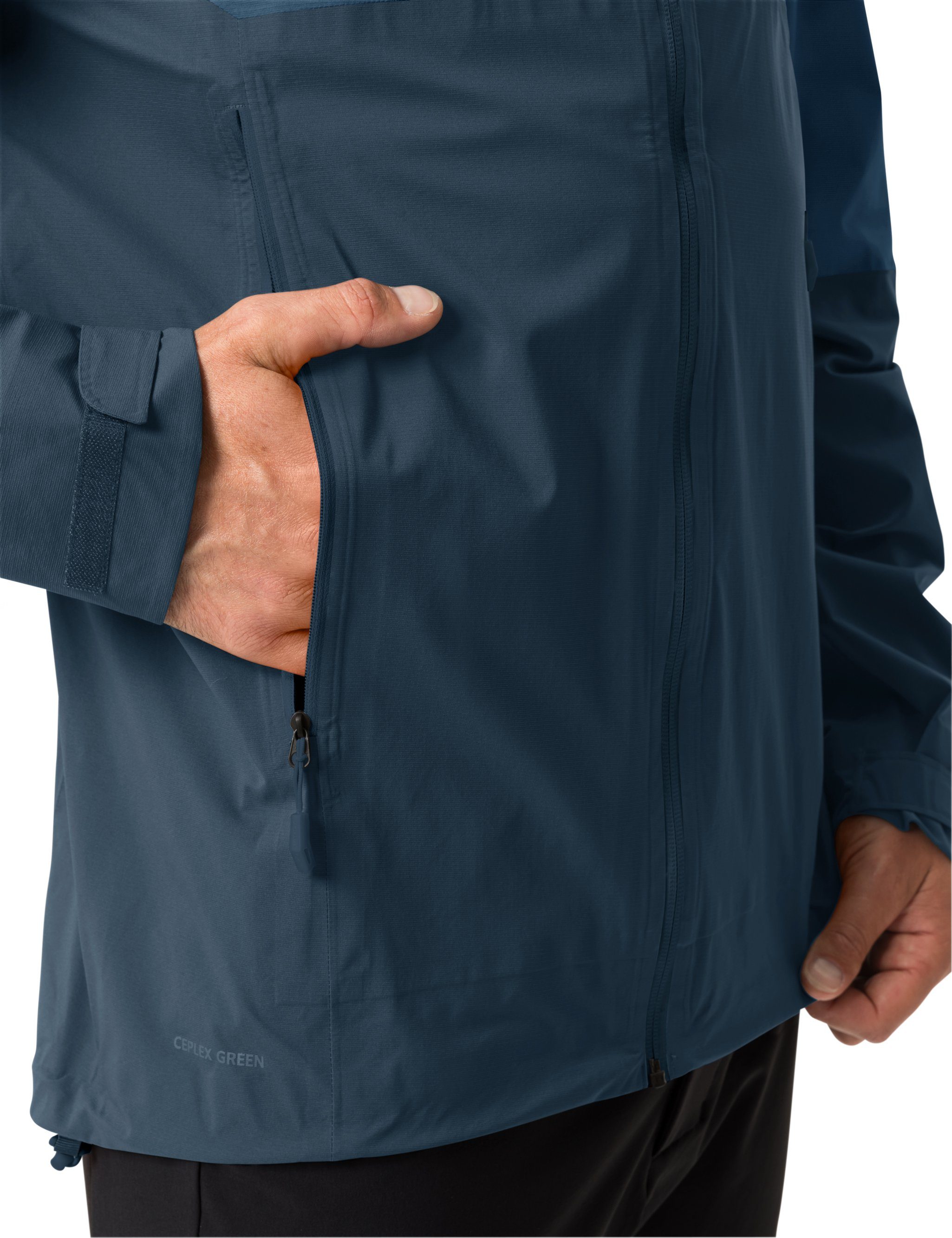 (1-St) Men's sea/blue Klimaneutral 2,5L Jacket IV VAUDE Simony dark Outdoorjacke kompensiert