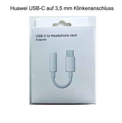 OIITH Huawei USB-C auf 3,5 mm Klinkenanschluss AUX Adapter USB-Adapter