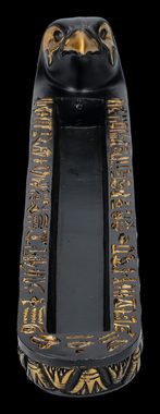 Figuren Shop GmbH Räucherstäbchen-Halter Räucherstäbchenhalter Ägypten - Horus - ägyptische Mythologie Räucherh