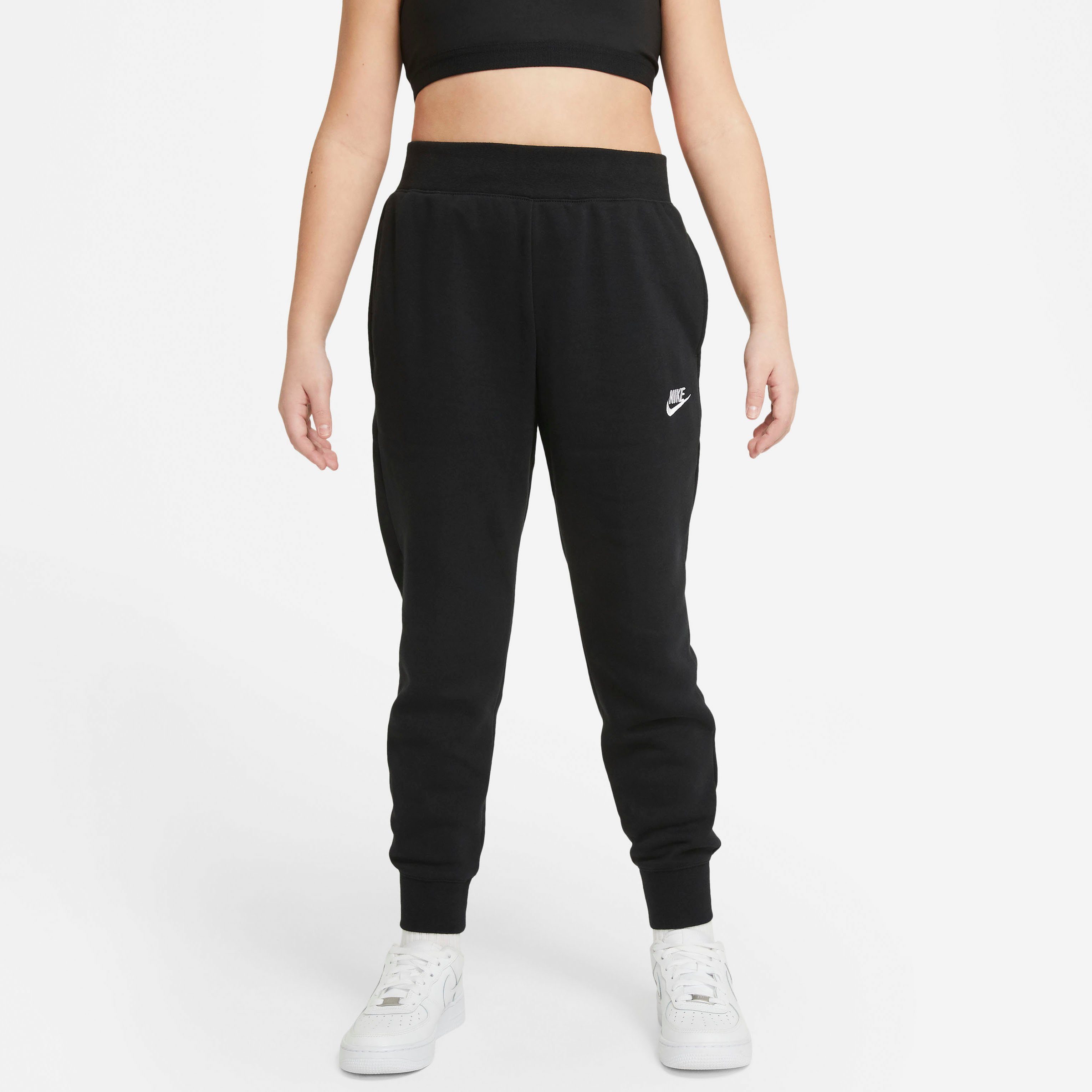 Nike Sportswear Club schwarz Big Fleece (Girls) Kids' Pants Jogginghose