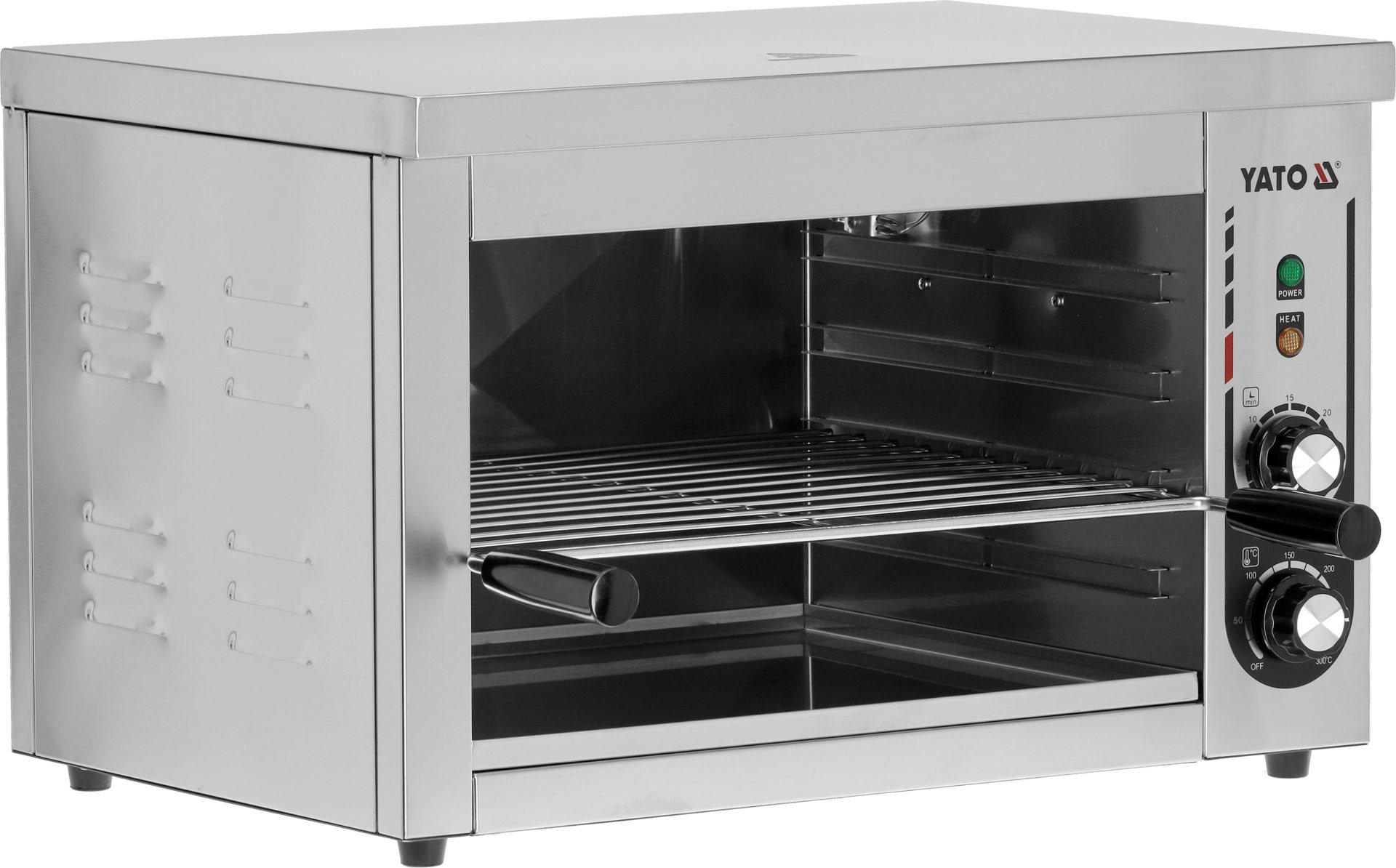 Yato Elektrogrill Gastro Salamander, Ofen, Grill, Überbackgerät 3000W 580x400x380mm, 3000 W